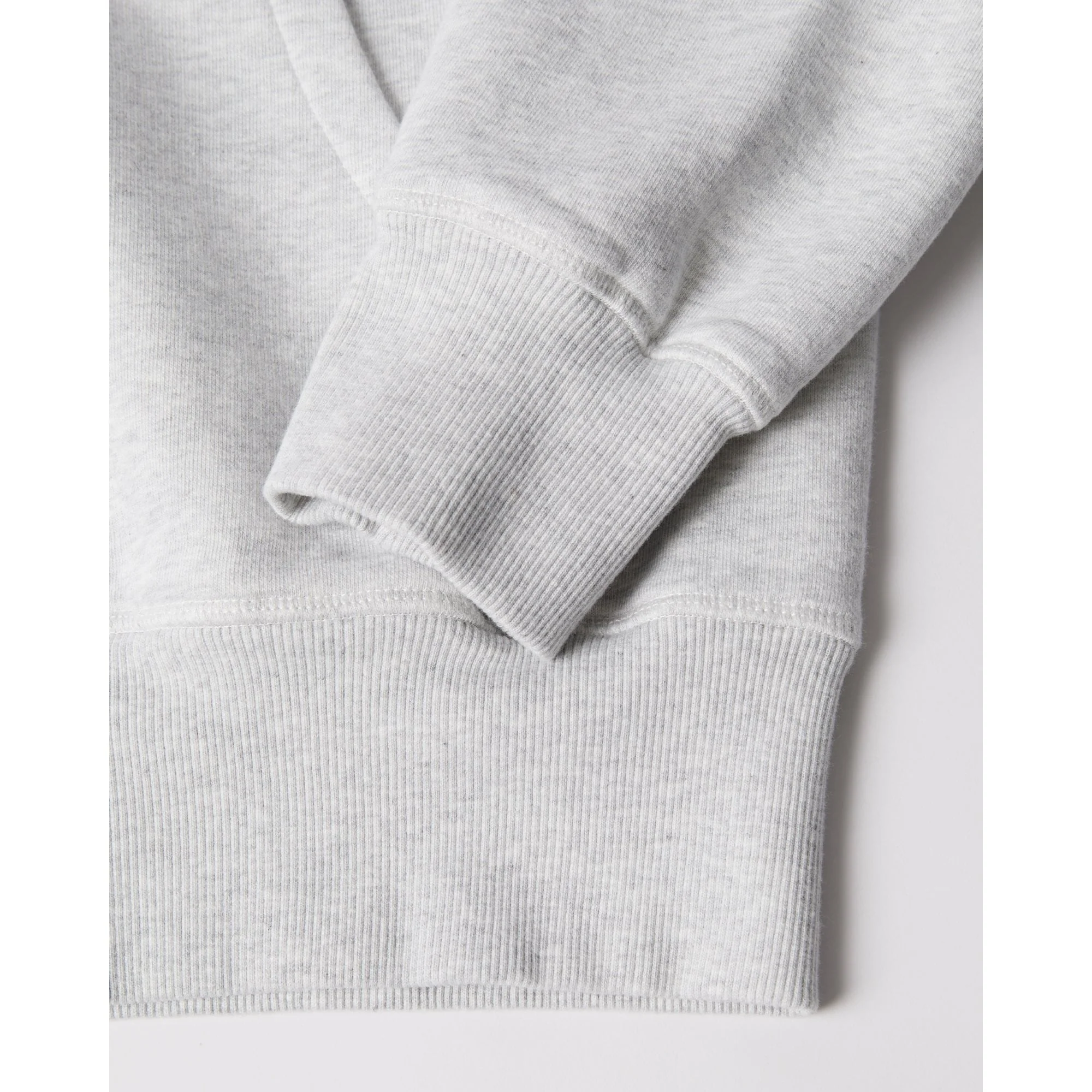 Word Salad Zip Hooded Sweat Heather Grey - Image 9
