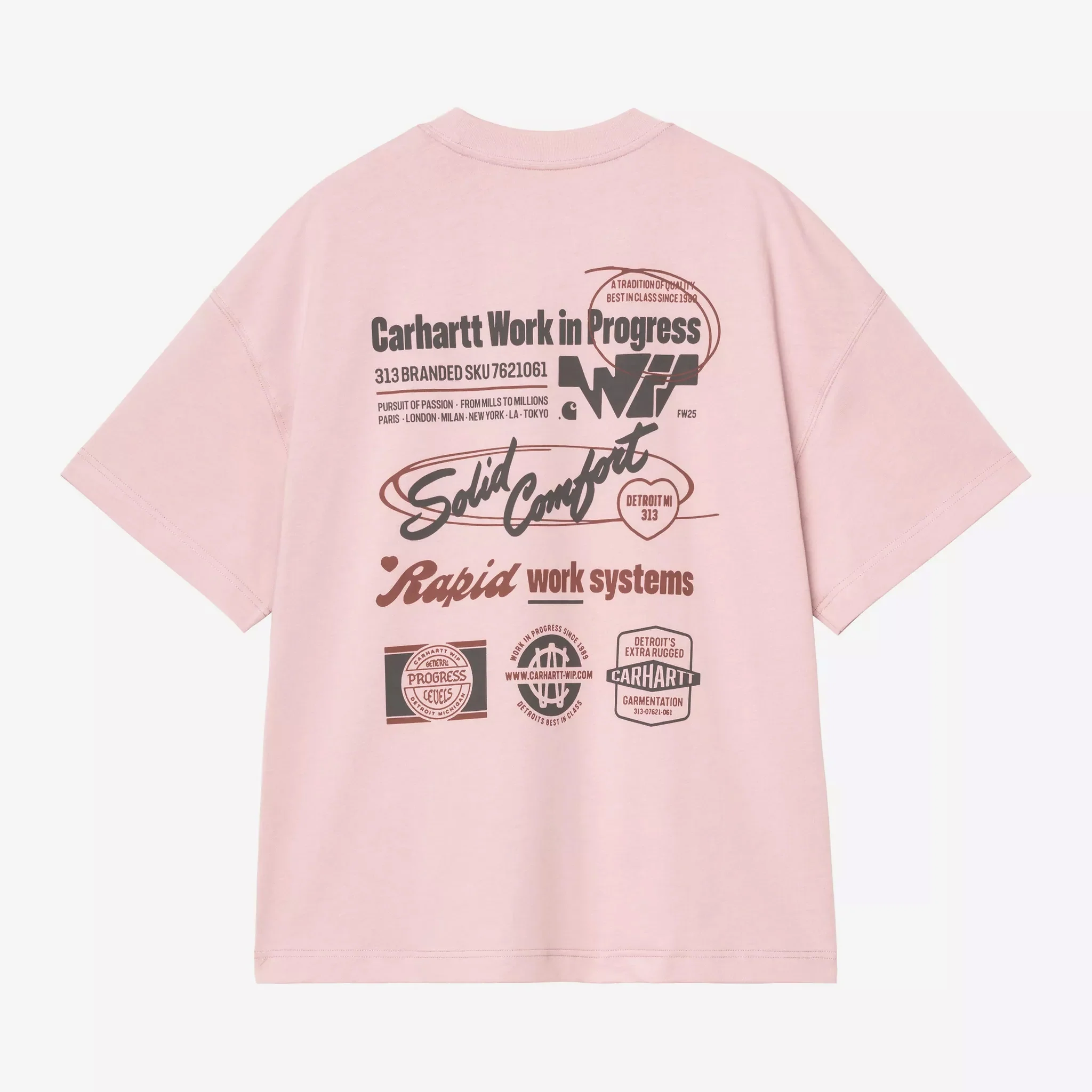 S/S Networks T-shirt - Glassy Pink - Image 2