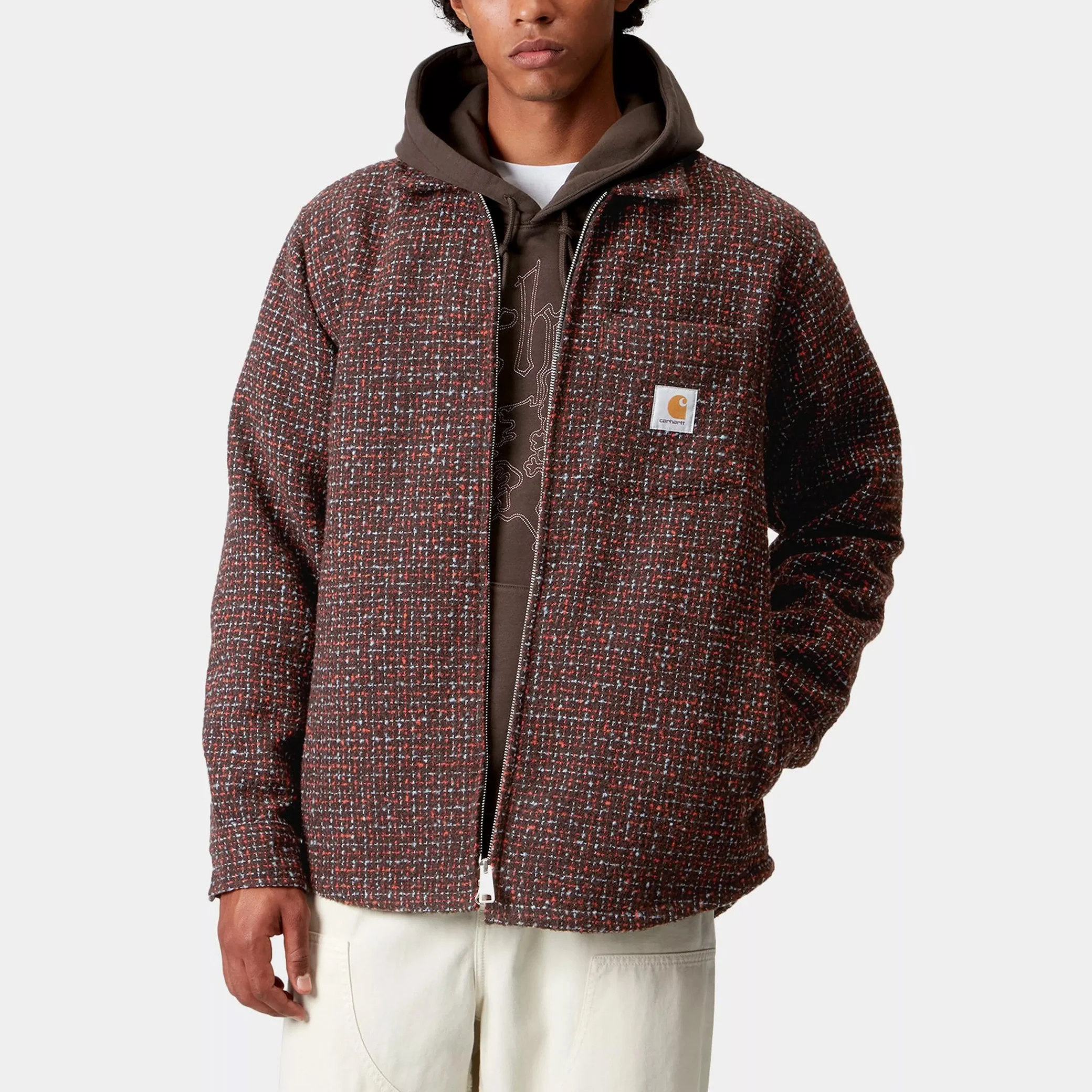 Bellamy Shirt Jac - Bellamy Check, Tobacco - Image 4