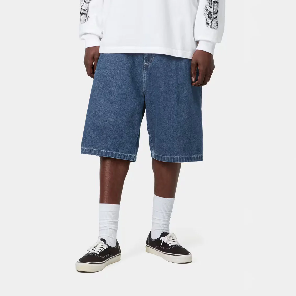Brandon Short - Blue stone washed - Image 3