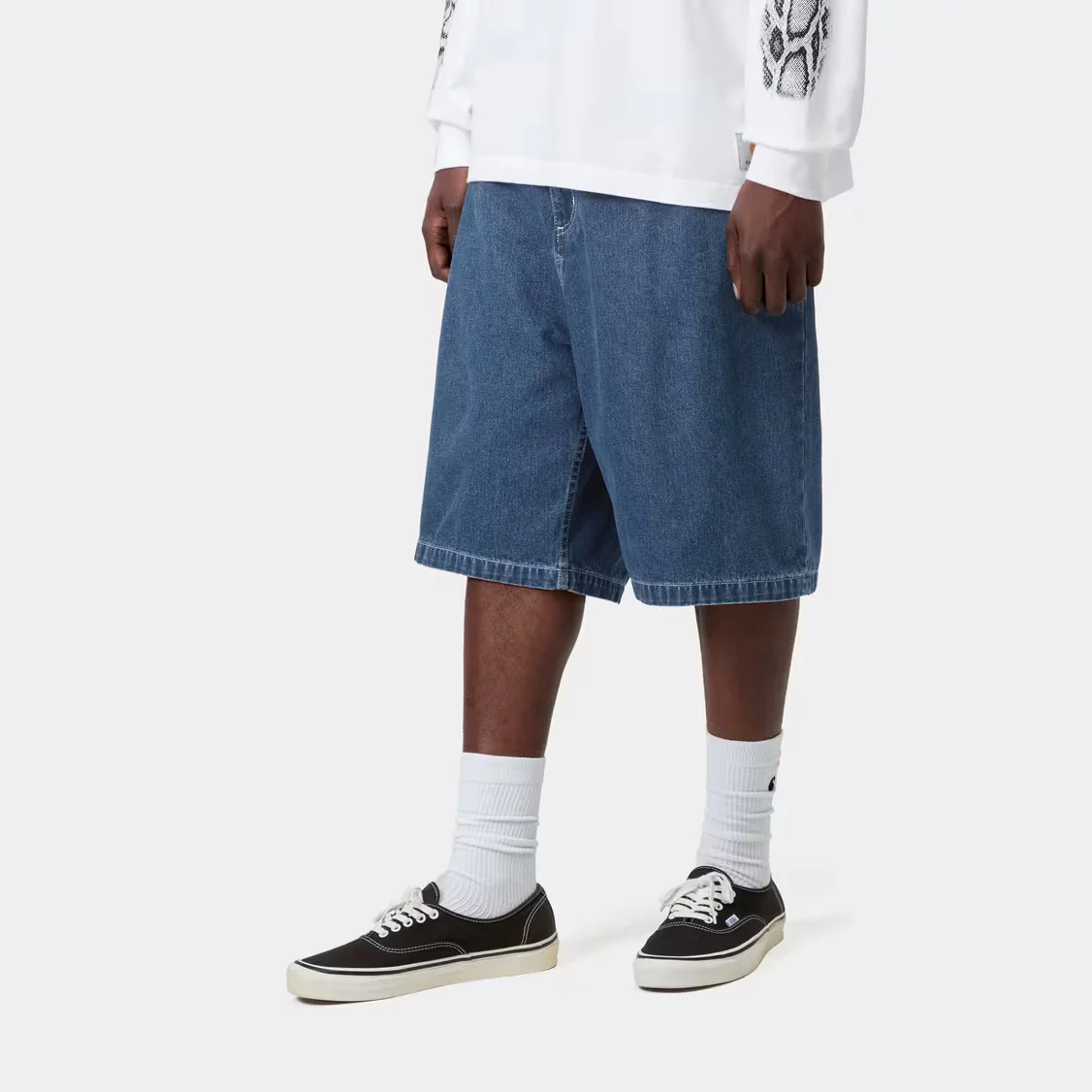 Brandon Short - Blue stone washed - Image 4