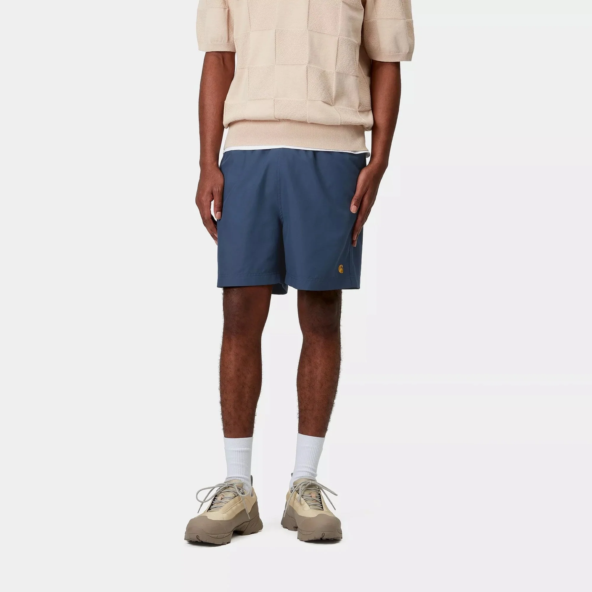Chase Swim Trunks - Dusty Blue - Image 3
