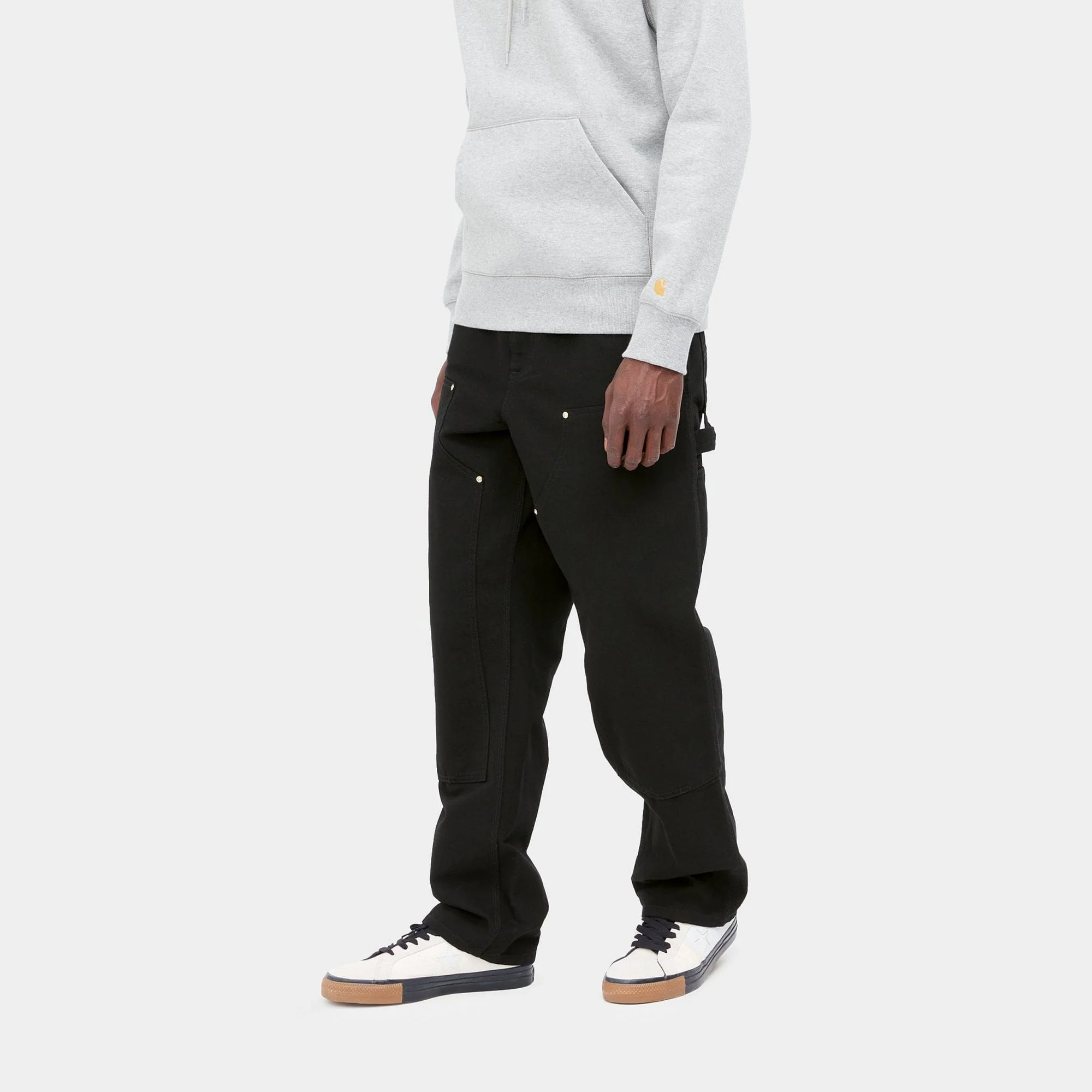 Double Knee Pant - Black (Rinsed) - Image 3
