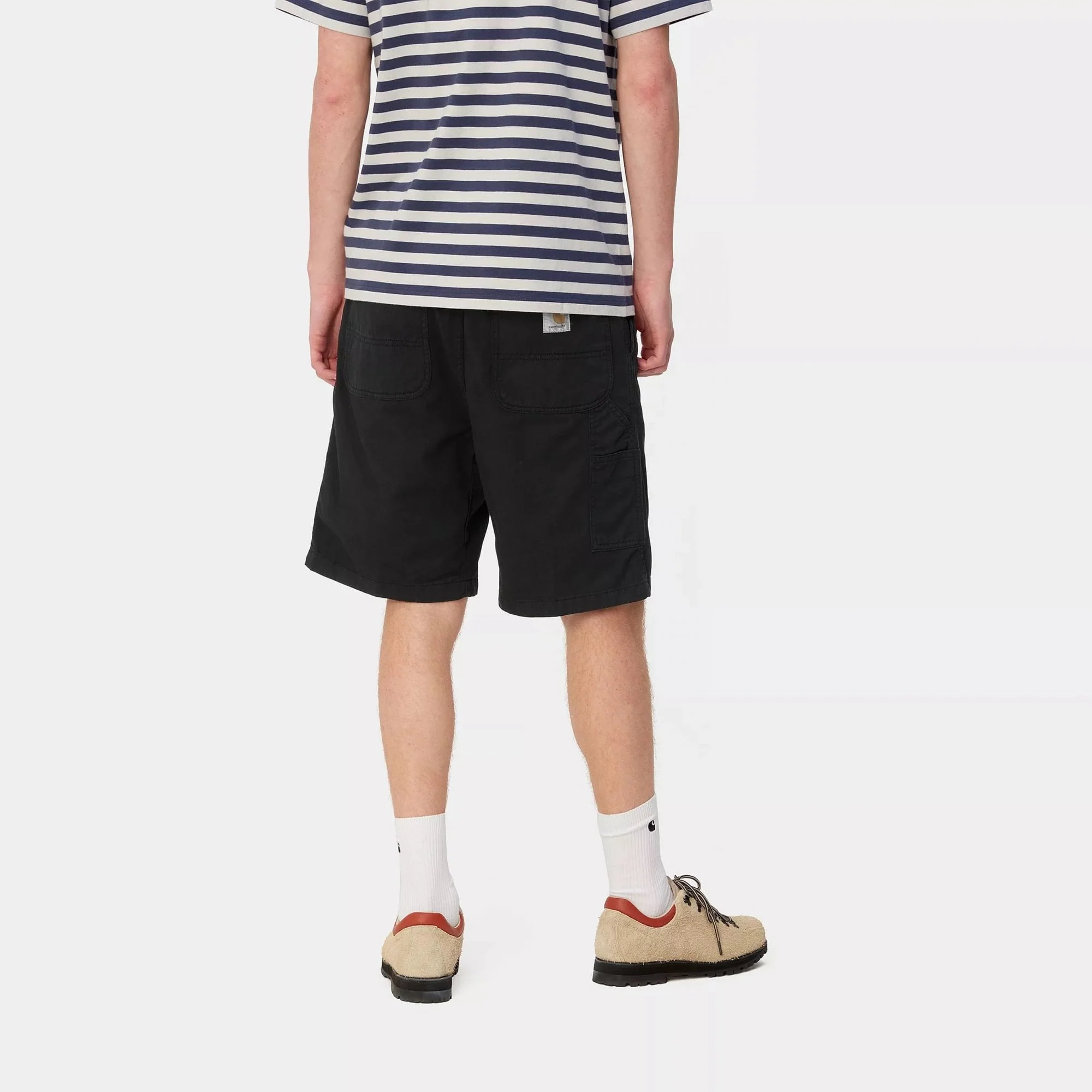 Flint Short - Black (garment dyed) - Image 4