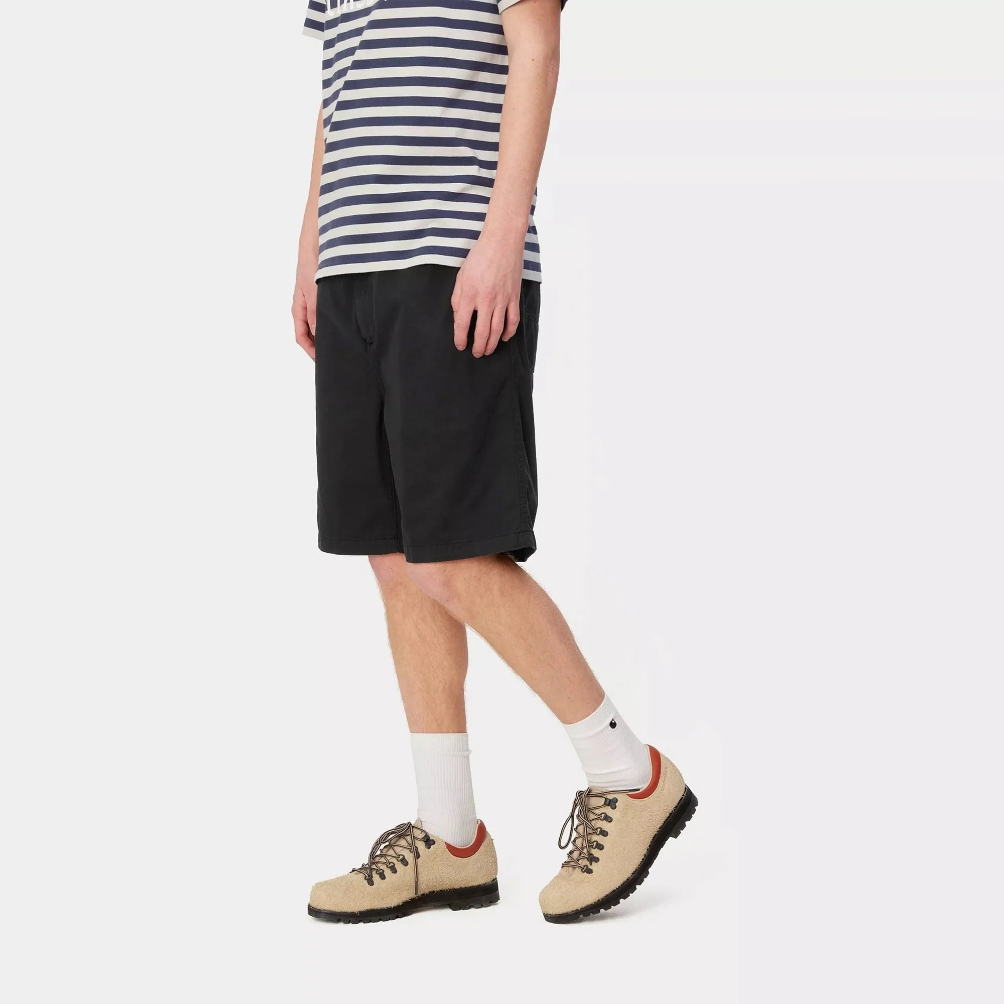 Flint Short - Black (garment dyed) - Image 5