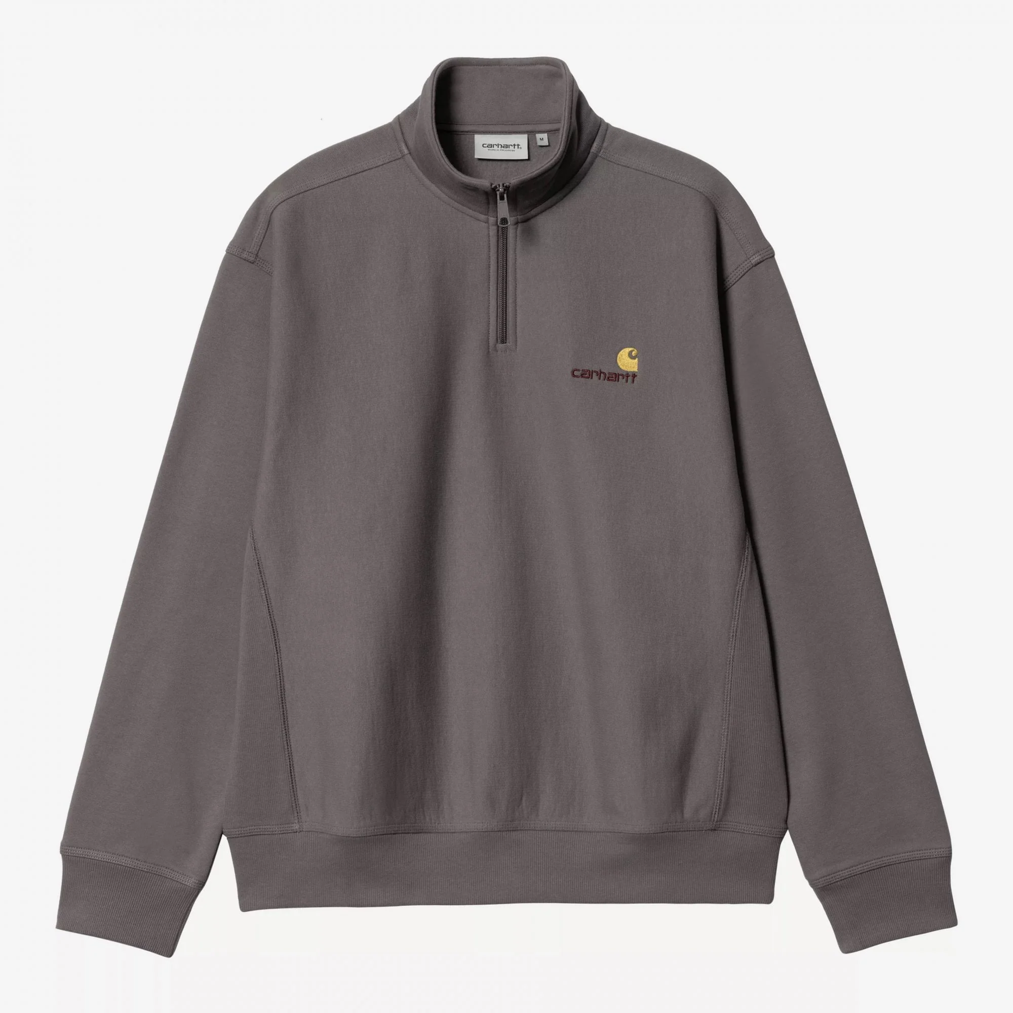 Half Zip American Script Sweat - Porphyry
