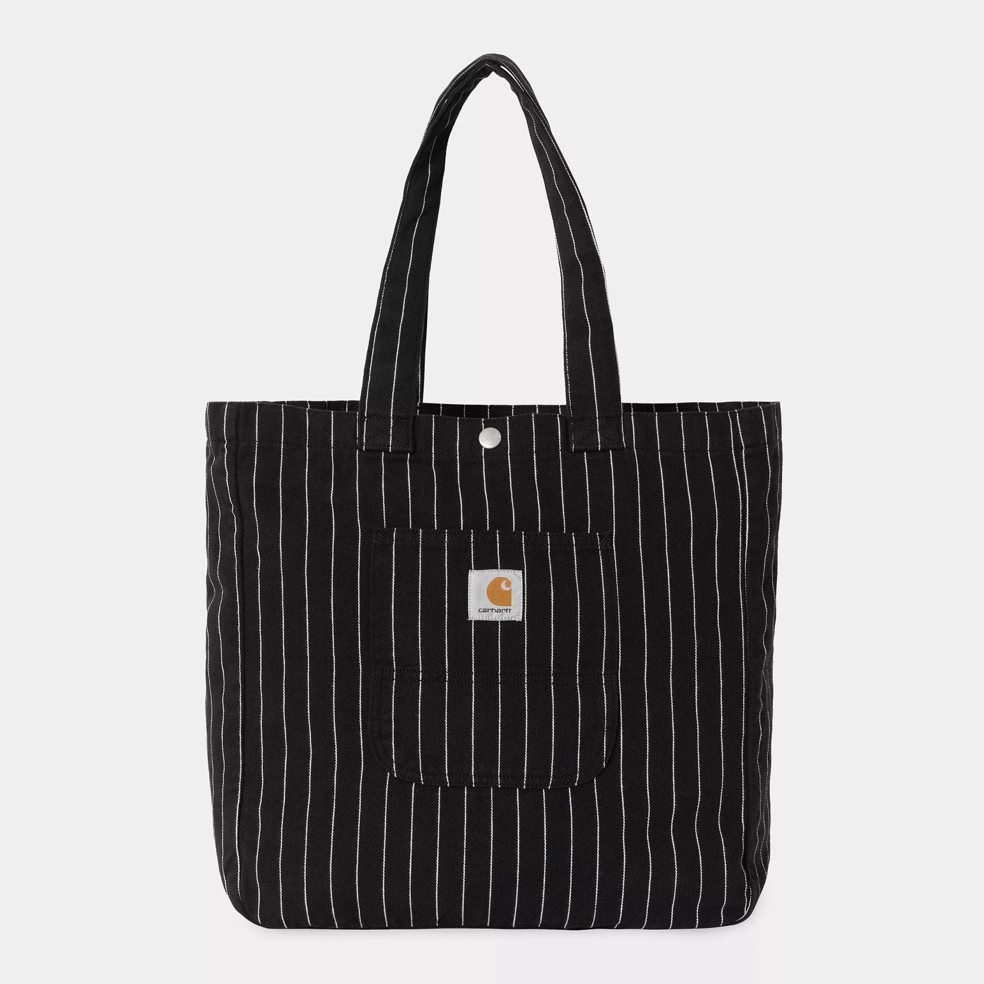 Hendry Tote, Seaton Stripe Black / Wax
