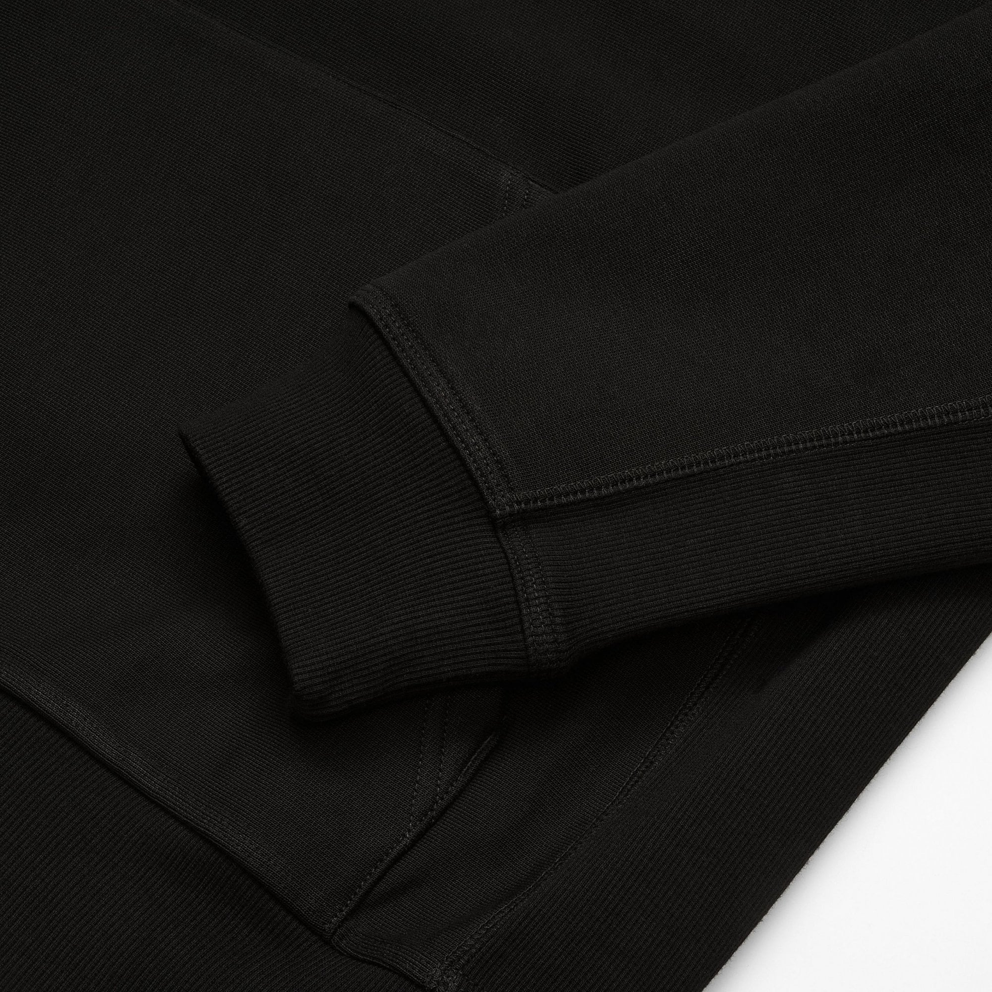 Hooded American Script Sweat Black - Image 5