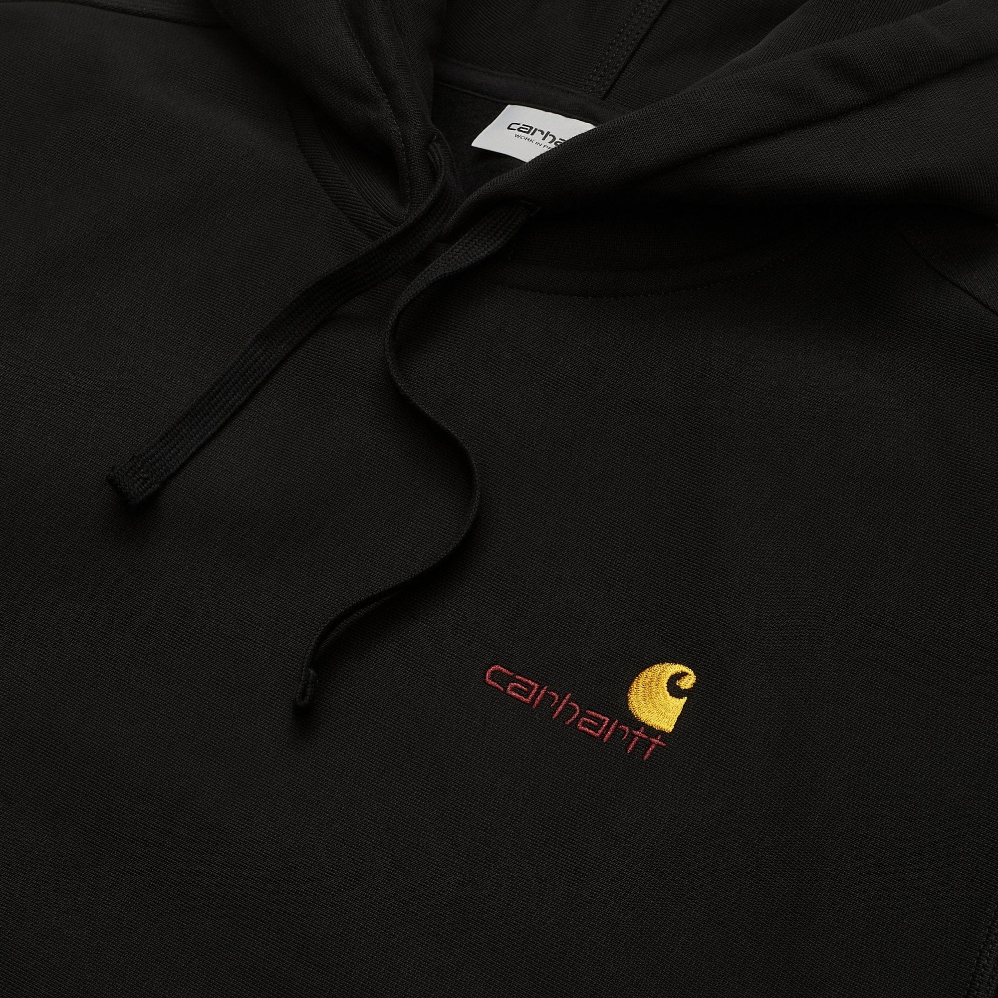 Hooded American Script Sweat Black - Image 6