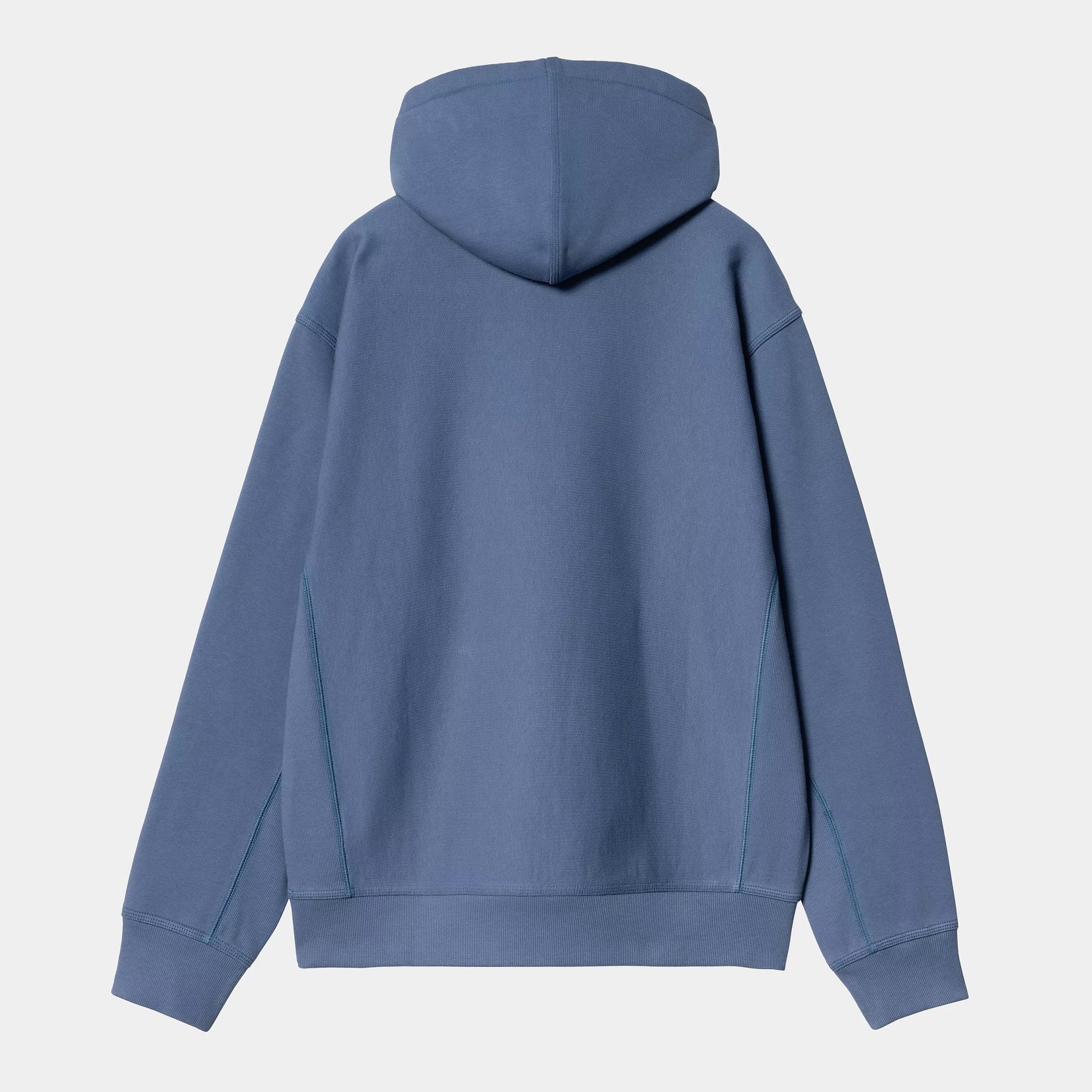 Hooded American Script Sweat - Blue Iris - Image 2