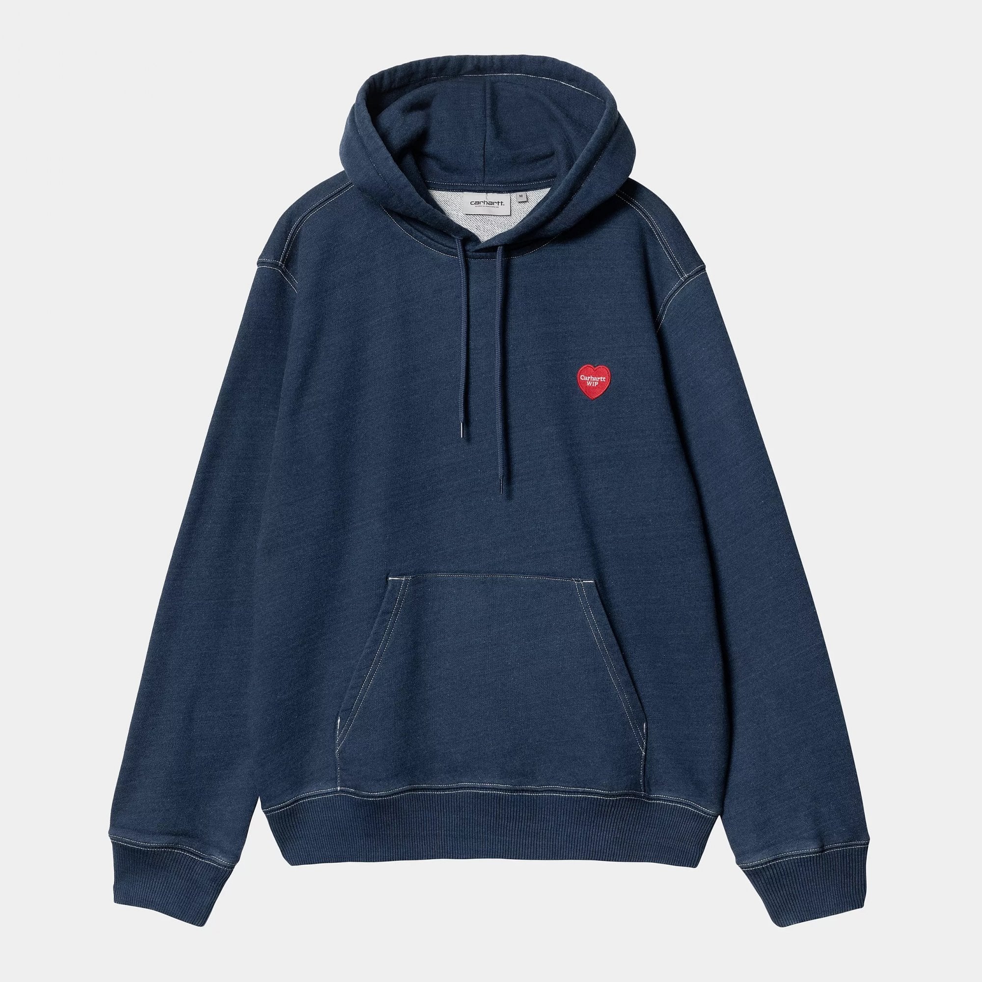 Hooded Ingo Sweat - Dark Blue (garment dyed)