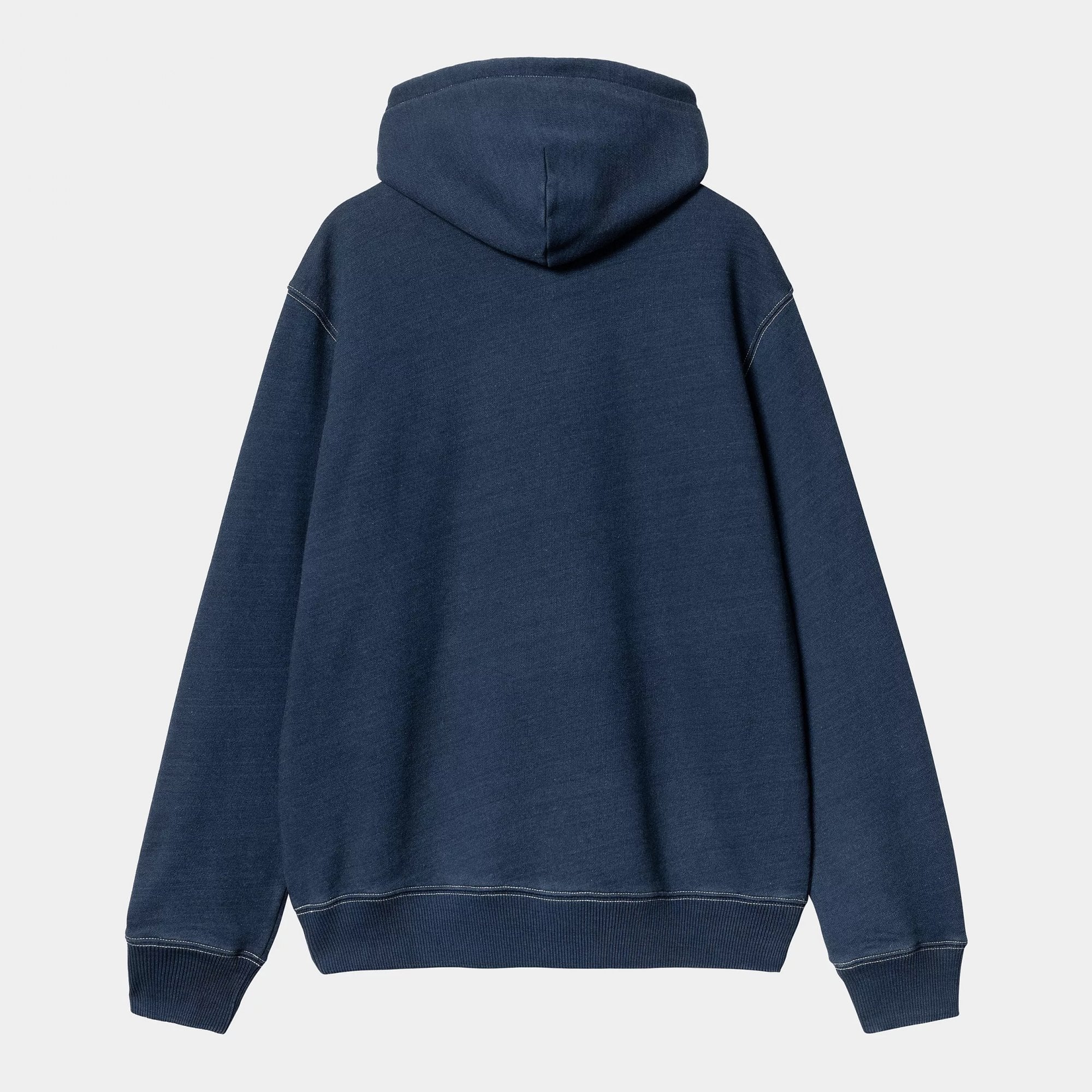 Hooded Ingo Sweat - Dark Blue (garment dyed) - Image 2