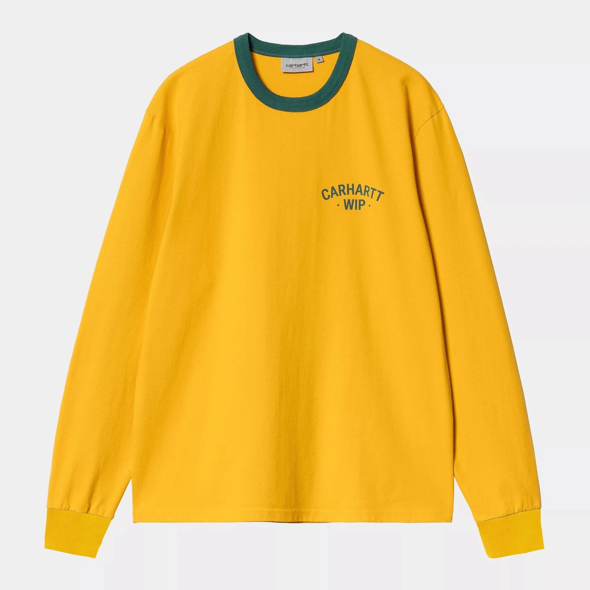 L/s 89 Ringer T-shirt Quince/rainforest