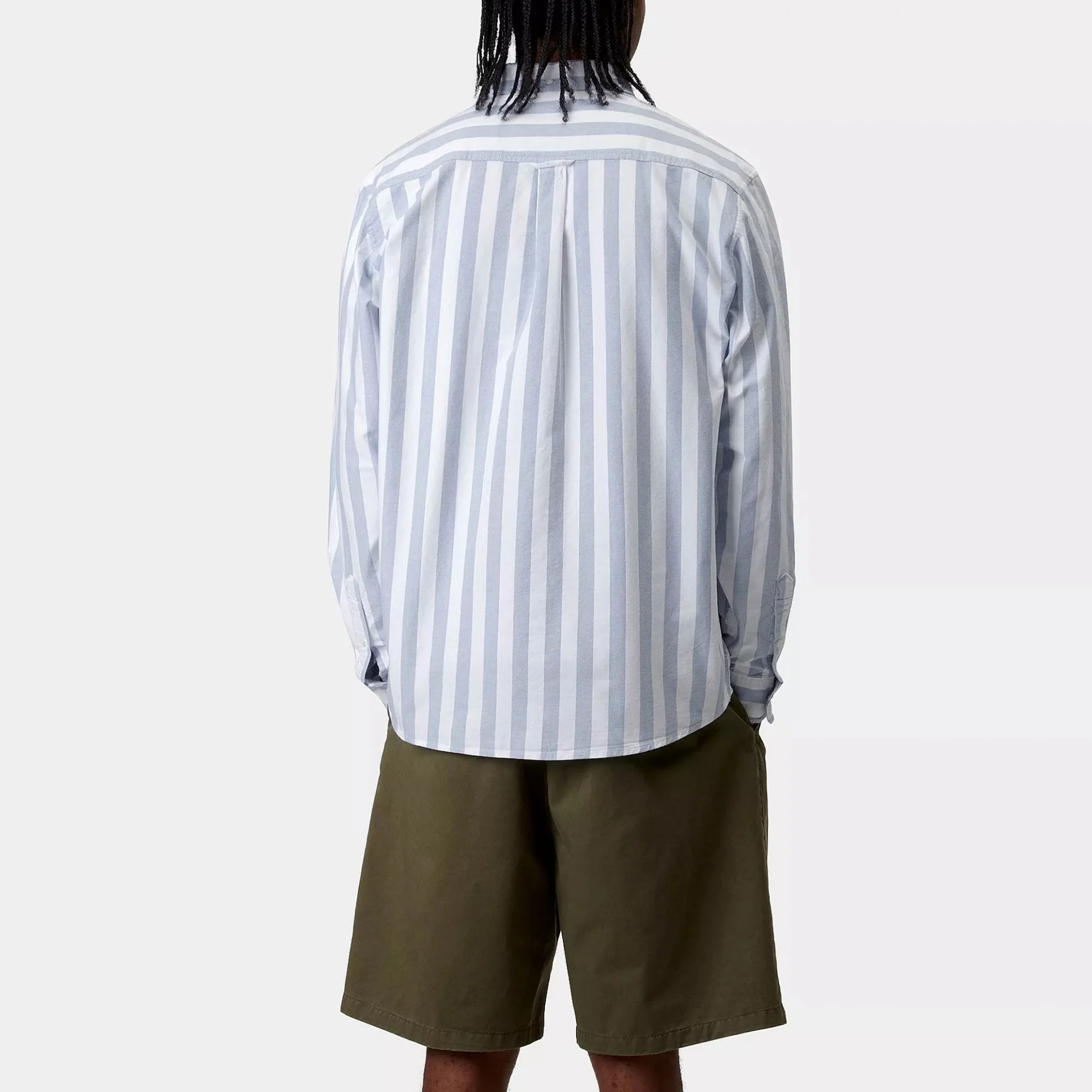 L/s Dillion Shirt - Bleach / White - Image 3