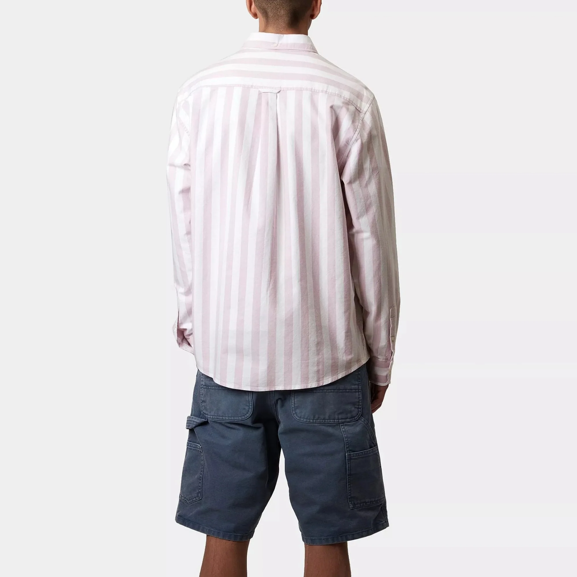L/s Dillion Shirt - Hortesia / White - Image 3
