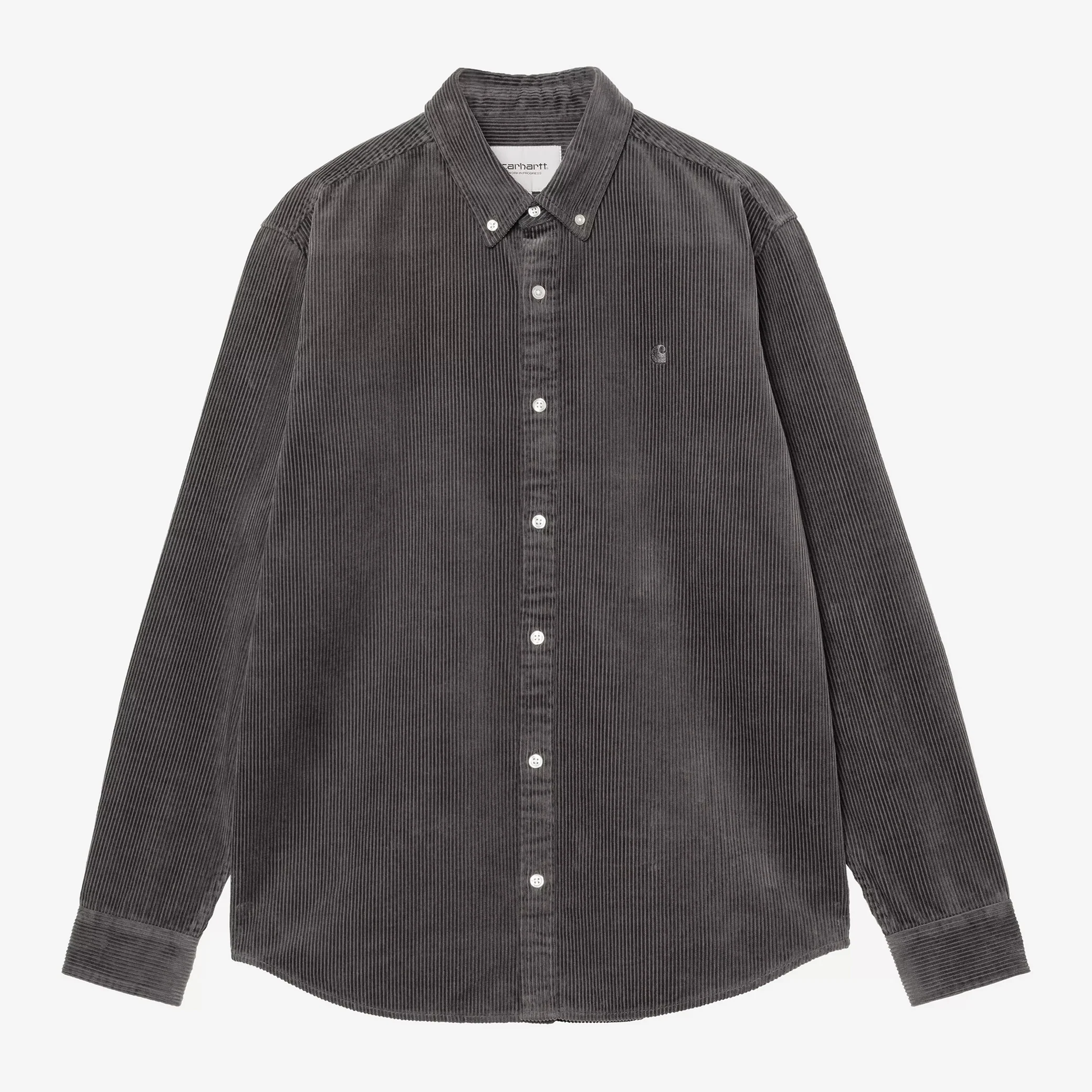 L/S Madison Cord Shirt - Graphite
