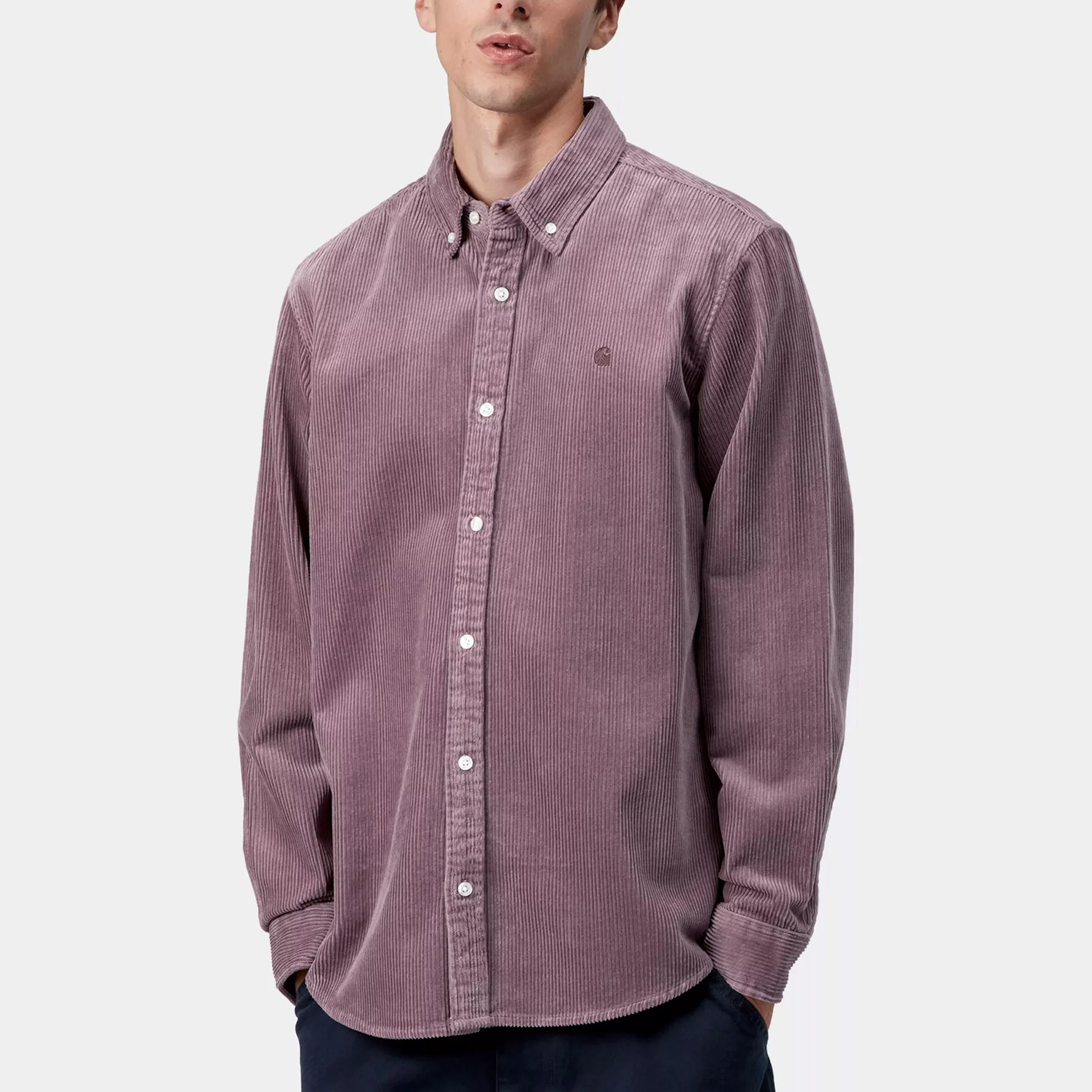 L/S Madison Cord Shirt - Phlox - Image 2