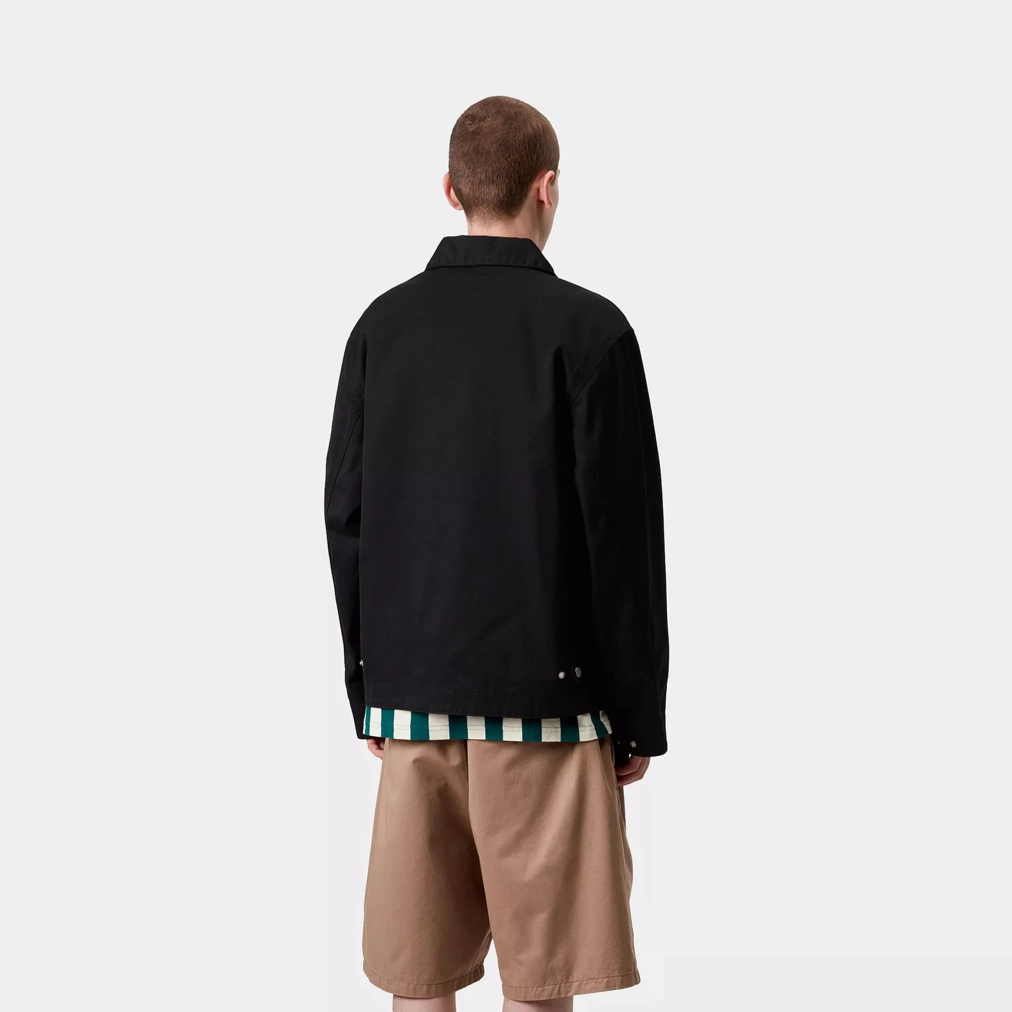 Module Script Jacket Black/ White Rinsed - Image 4