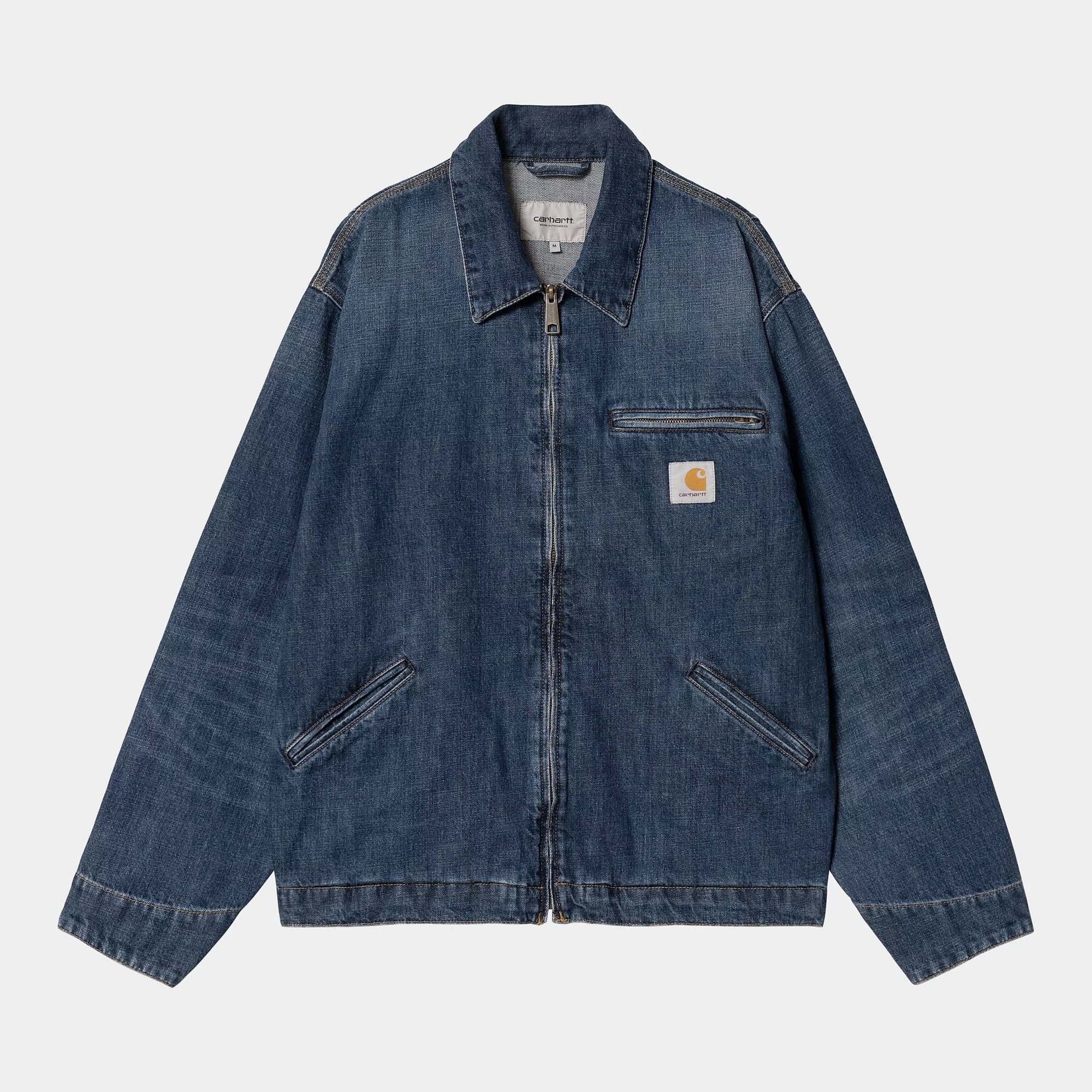 OG Detroit Jacket - Blue, Dark Used Wash