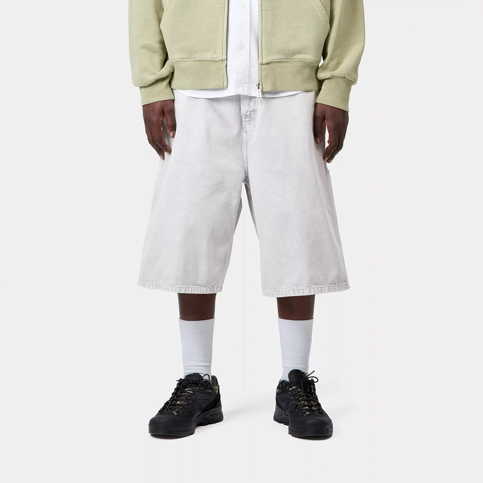 OG Single Knee Short - Black (Chalk Wash) - Image 3