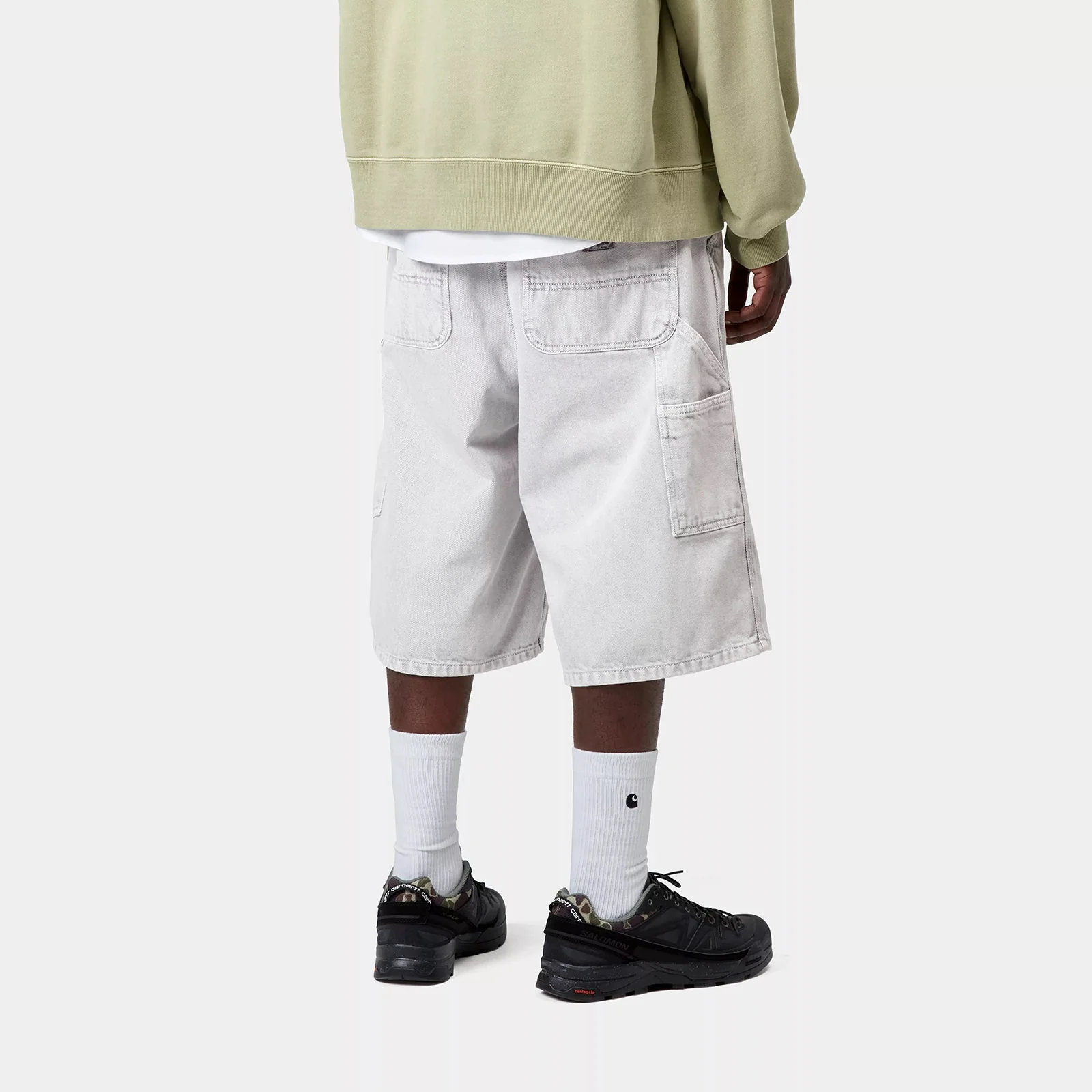 OG Single Knee Short - Black (Chalk Wash) - Image 4