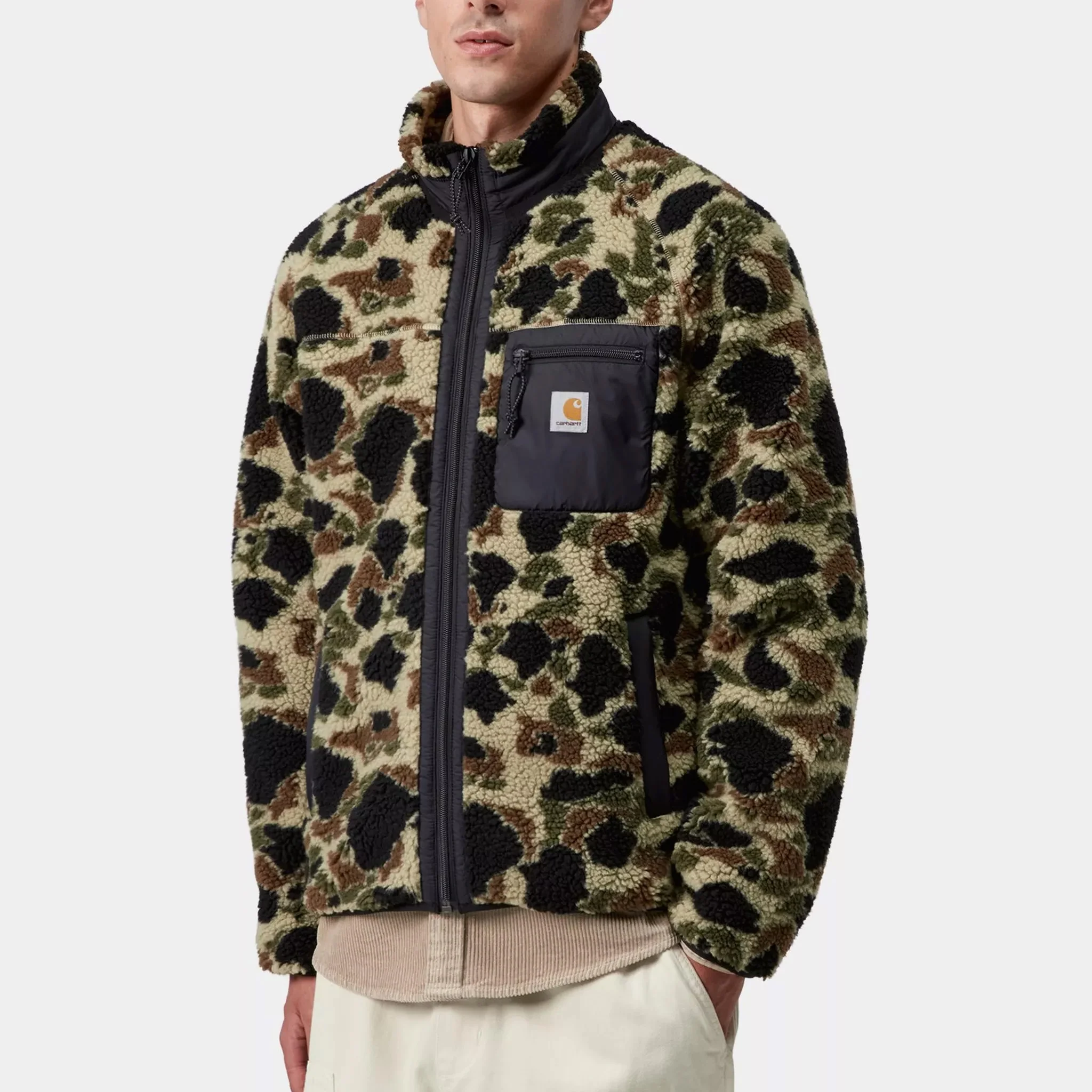 Prentis Liner - Camo Duck Jacquard, Green / Black - Image 3
