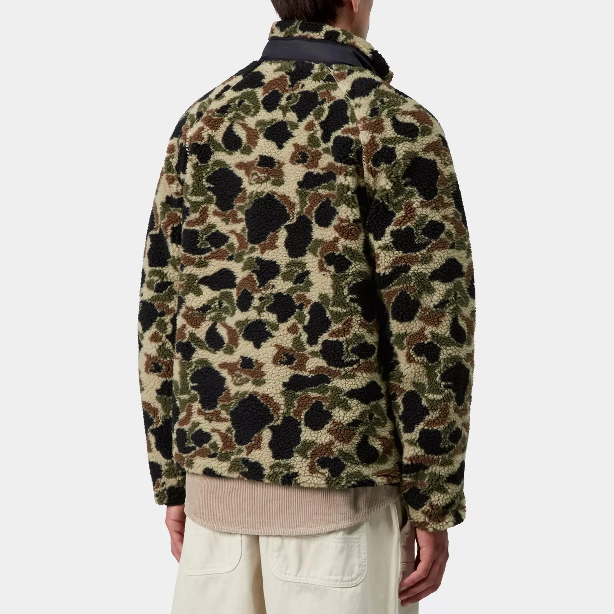 Prentis Liner - Camo Duck Jacquard, Green / Black - Image 4