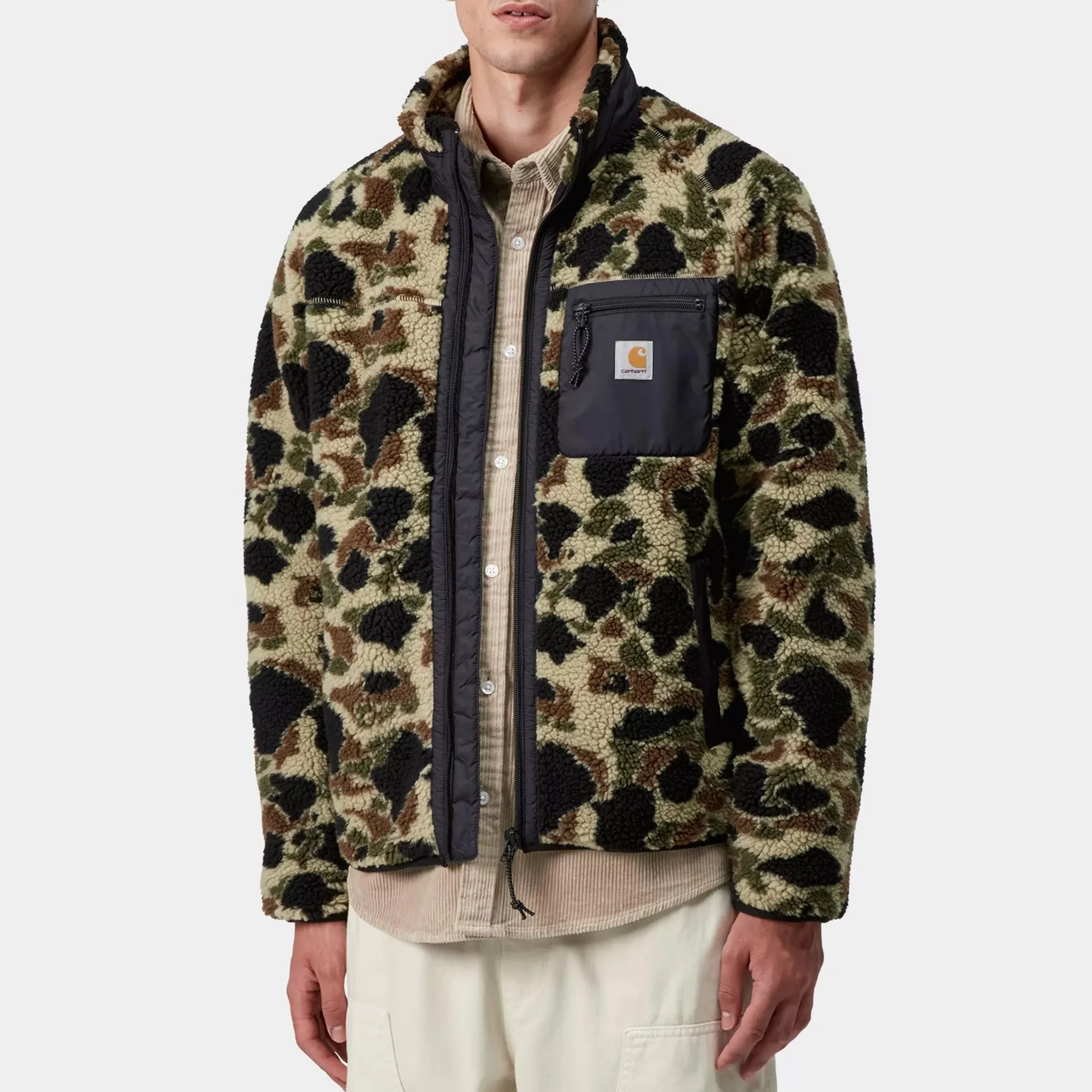 Prentis Liner - Camo Duck Jacquard, Green / Black - Image 5