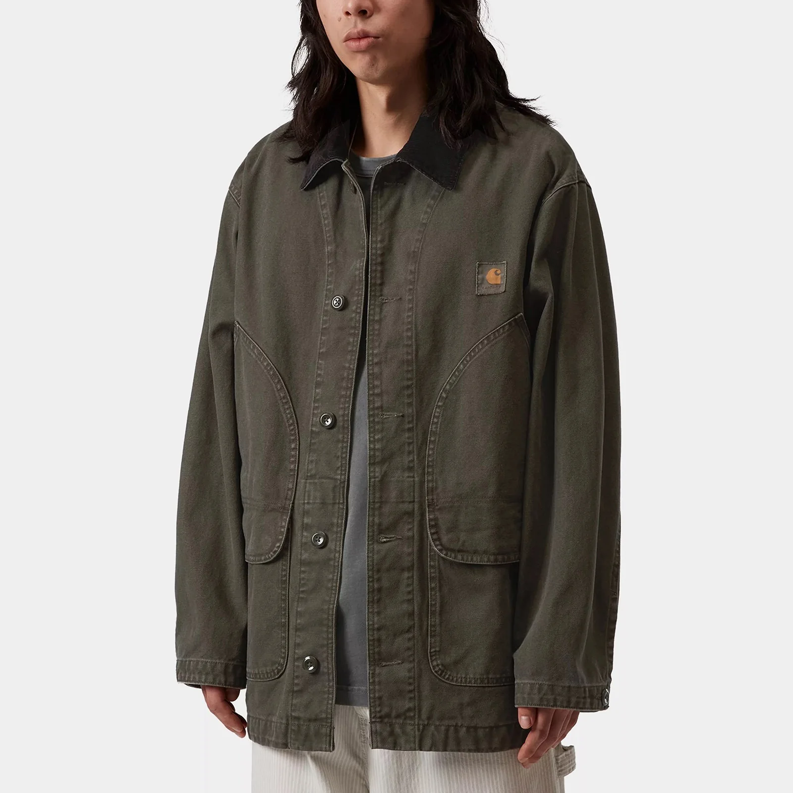 Prescott Coat - Oxide Green / Black (Garment Dyed) - Image 3
