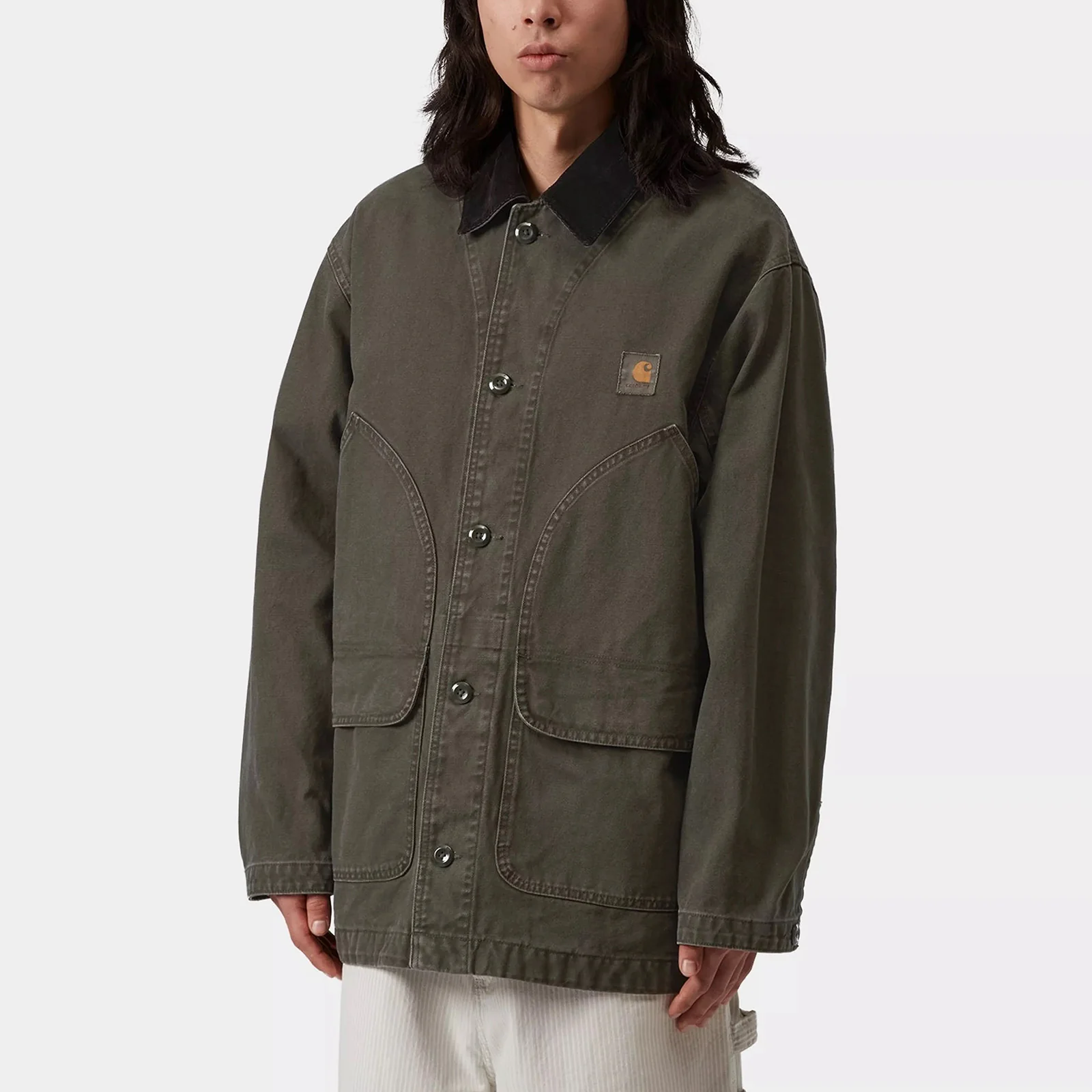 Prescott Coat - Oxide Green / Black (Garment Dyed) - Image 5
