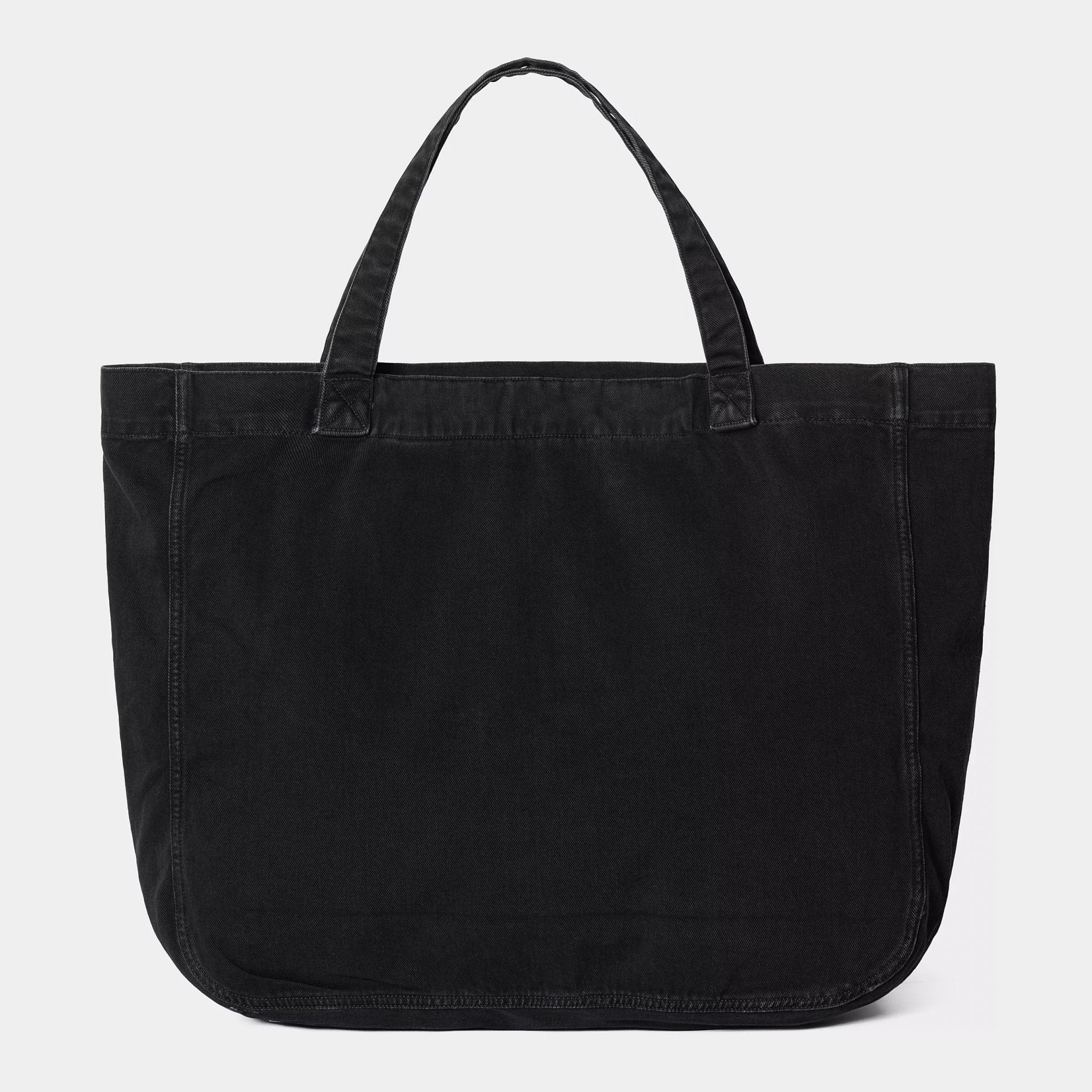 Rivet Tote Bag - Black Stone Washed - Image 2