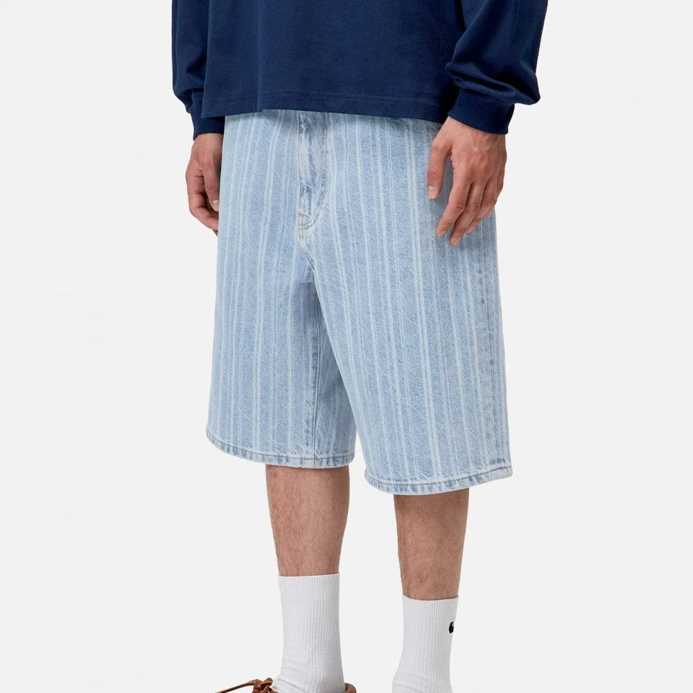 Rylan Short - Rylan Stripe, Blue Stone Bleached - Image 3