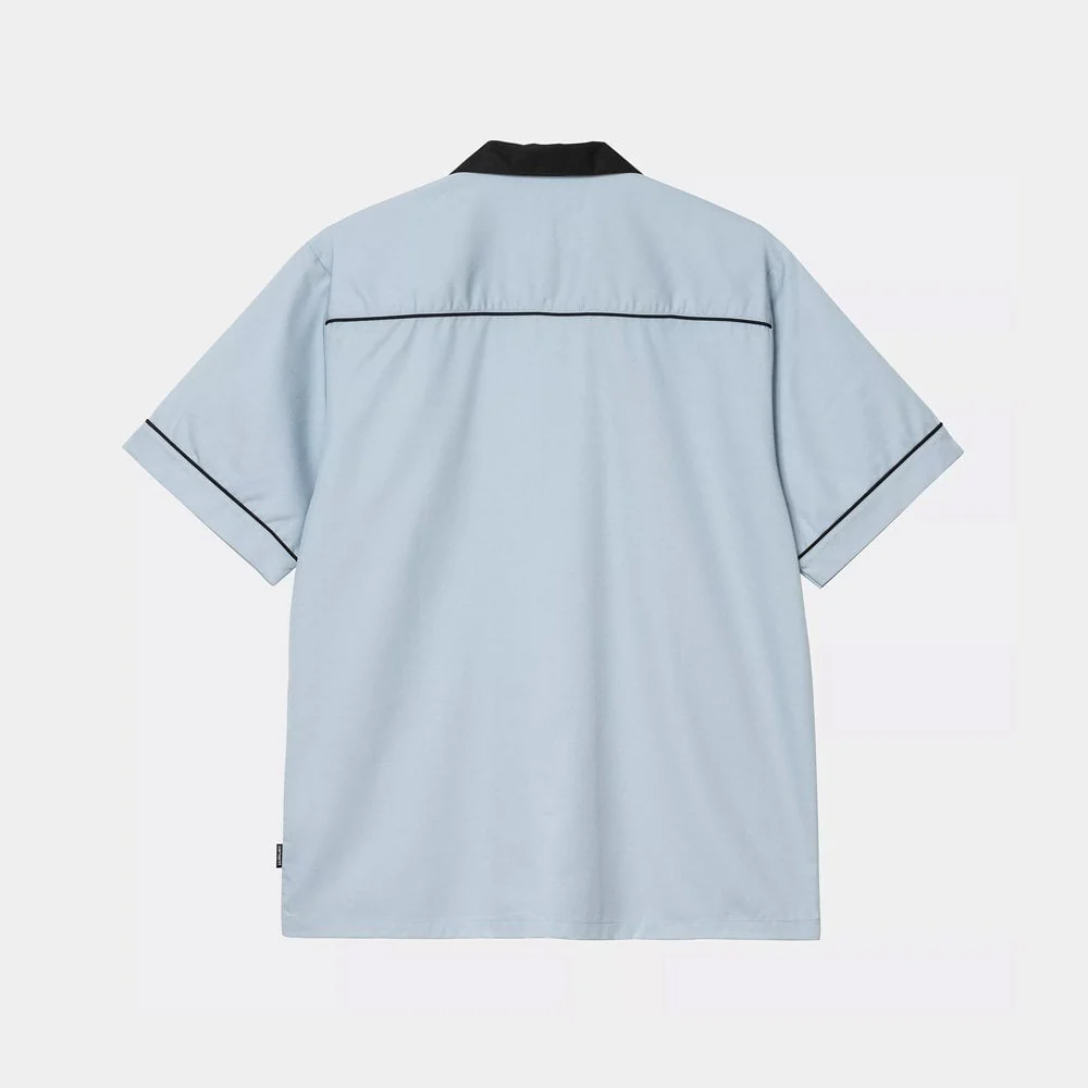 S/S Bowl Shirt, Blue Fog / Black - Image 2