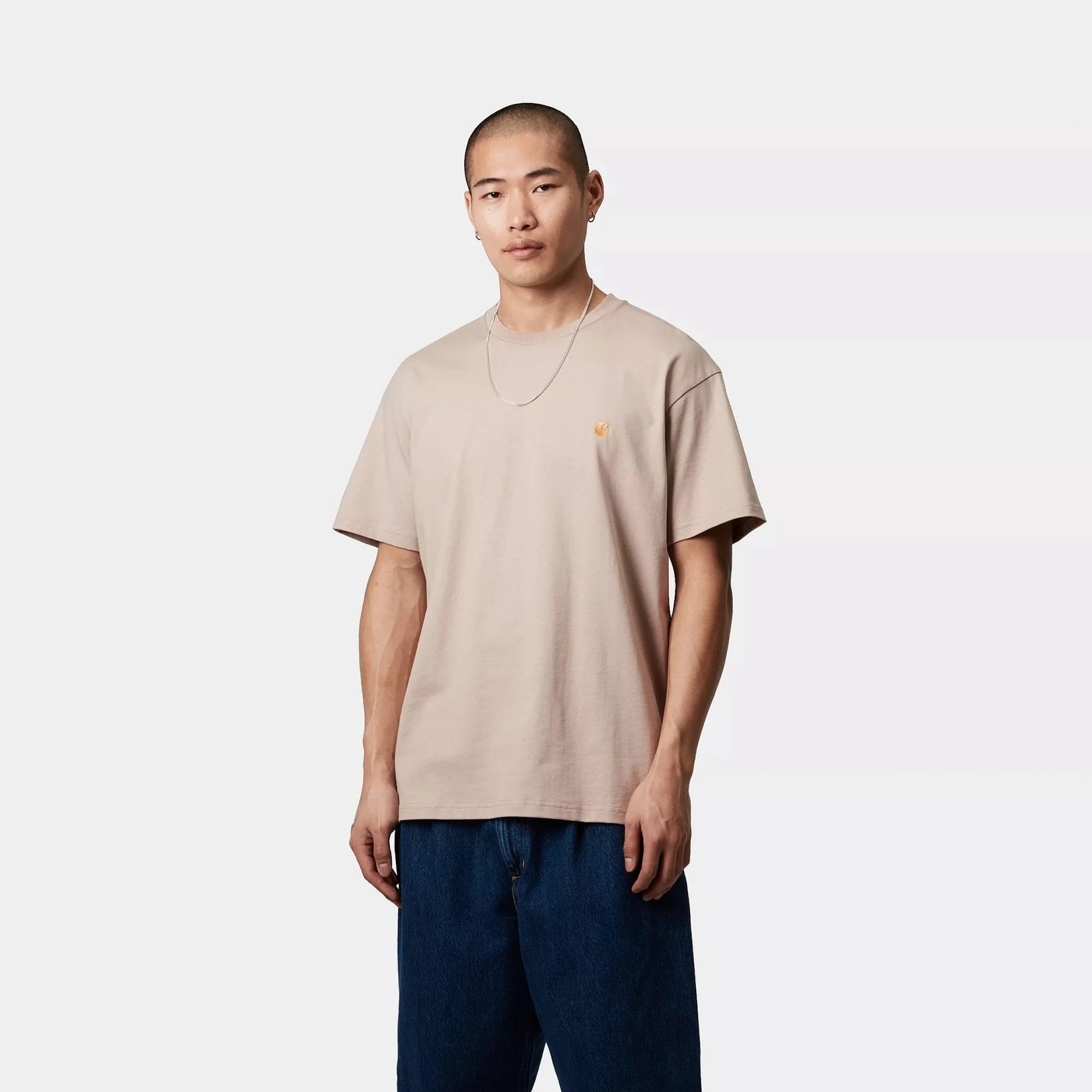 S/S Chase T-shirt - Dusky Beige - Image 3