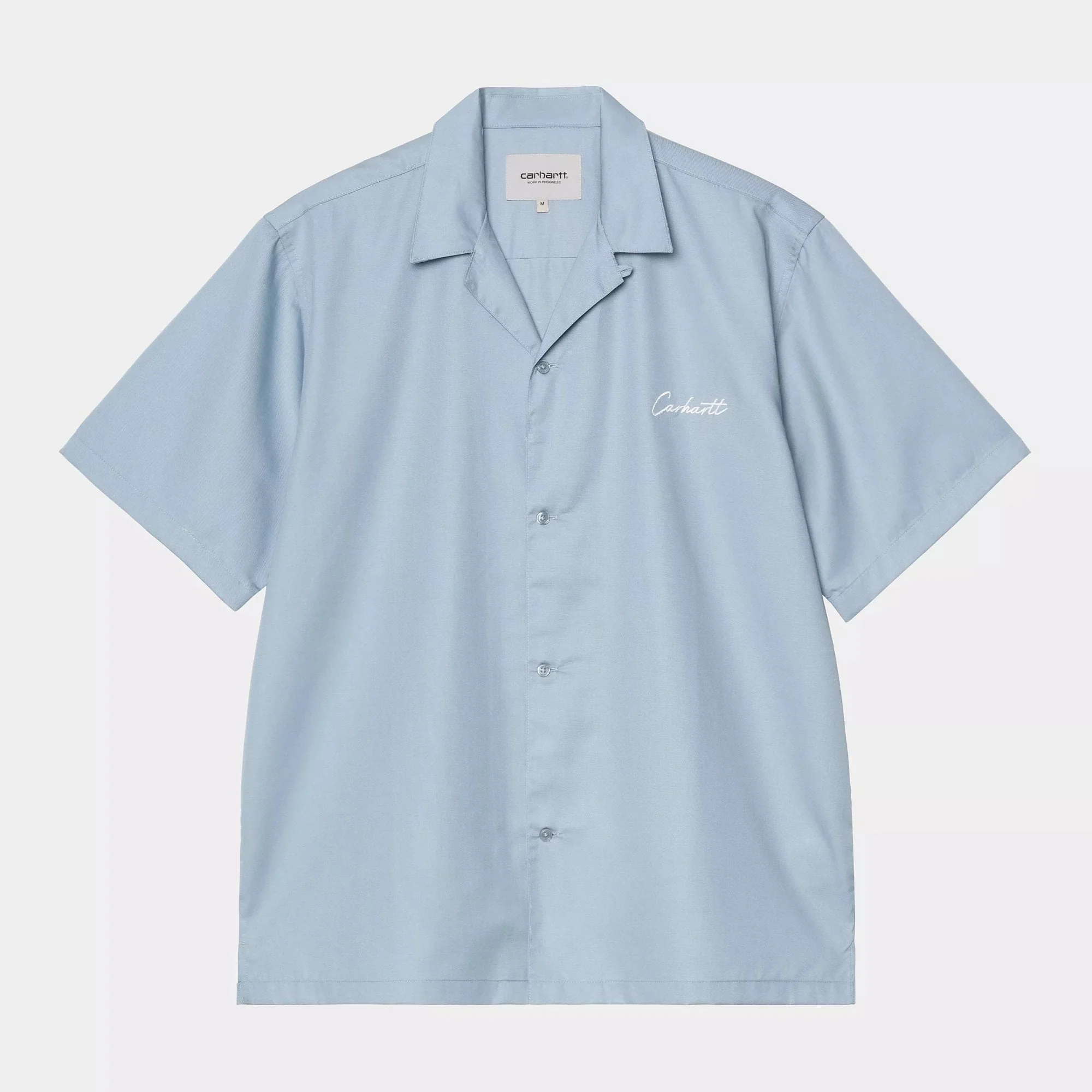 S/s Delray Shirt, Frosted Blue / White