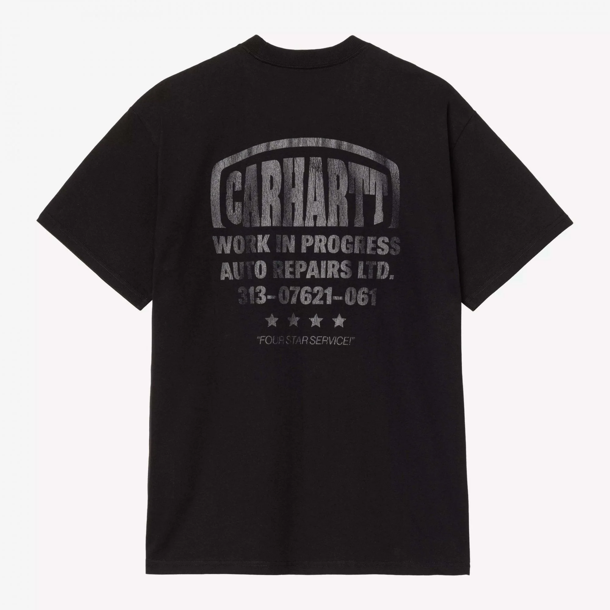 S/S Four Star T-Shirt - Black - Image 2
