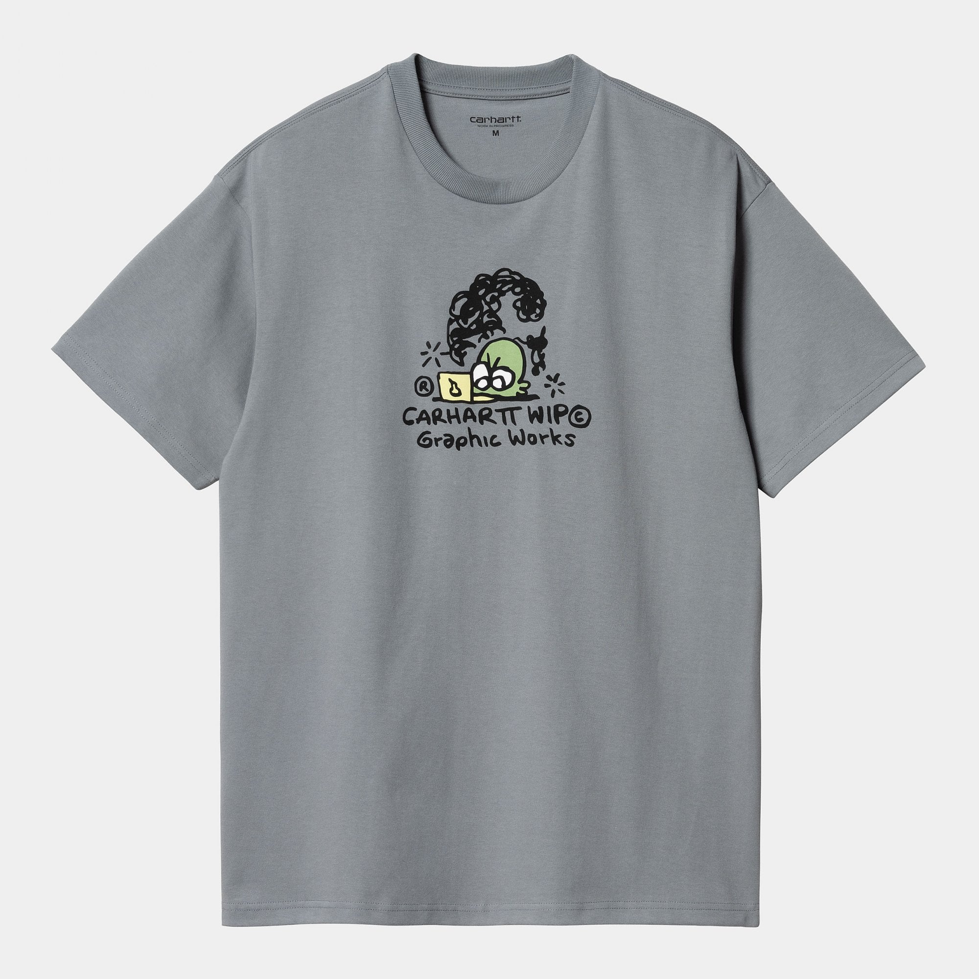 S/s Graphic Works T-shirt - Dove Grey