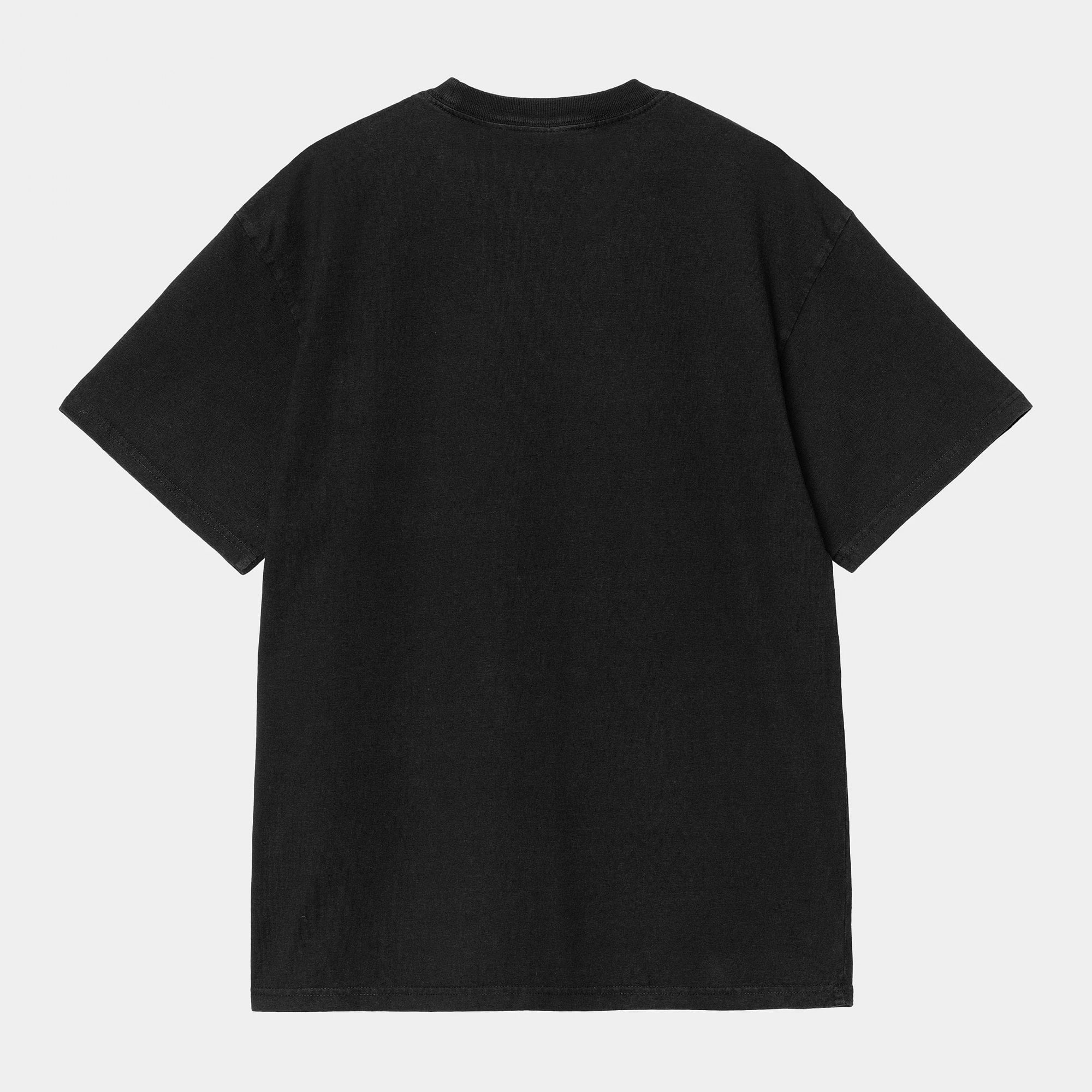 S/S Ingo Pocket T-shirt - Black (garment dyed) - Image 2