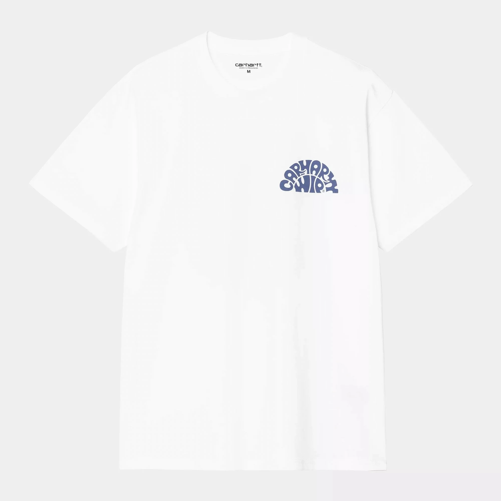 S/S Jazzy T-shirt - White / Blue Iris