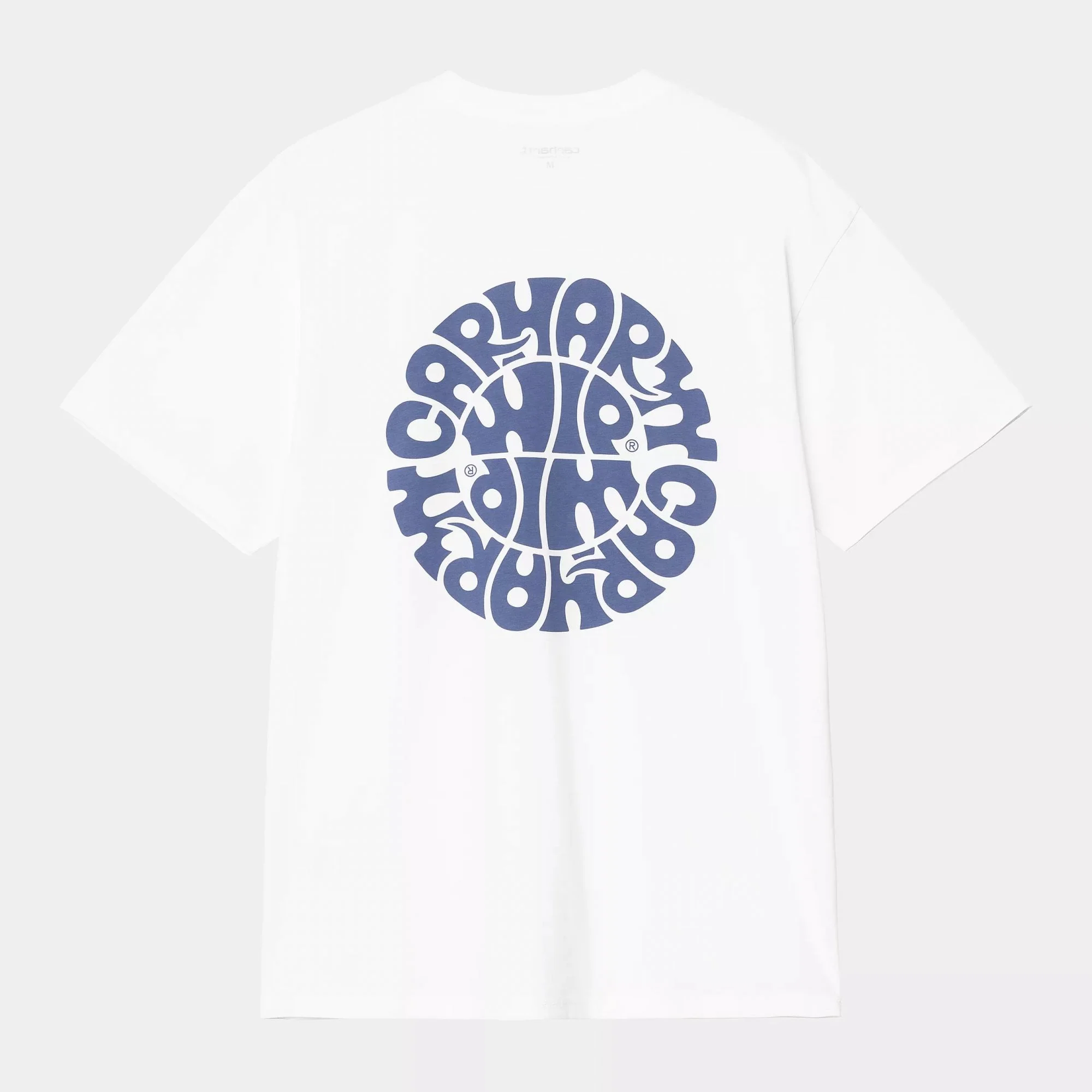 S/S Jazzy T-shirt - White / Blue Iris - Image 2