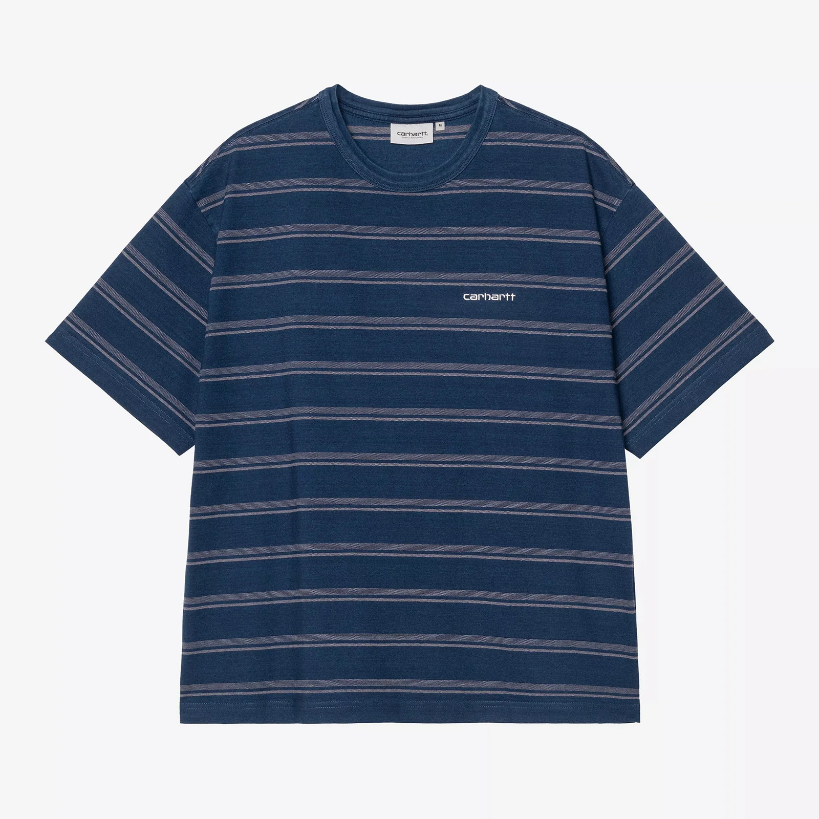 S/S Matti T-Shirt - Matti Stripe, Blue / Phlox indigo