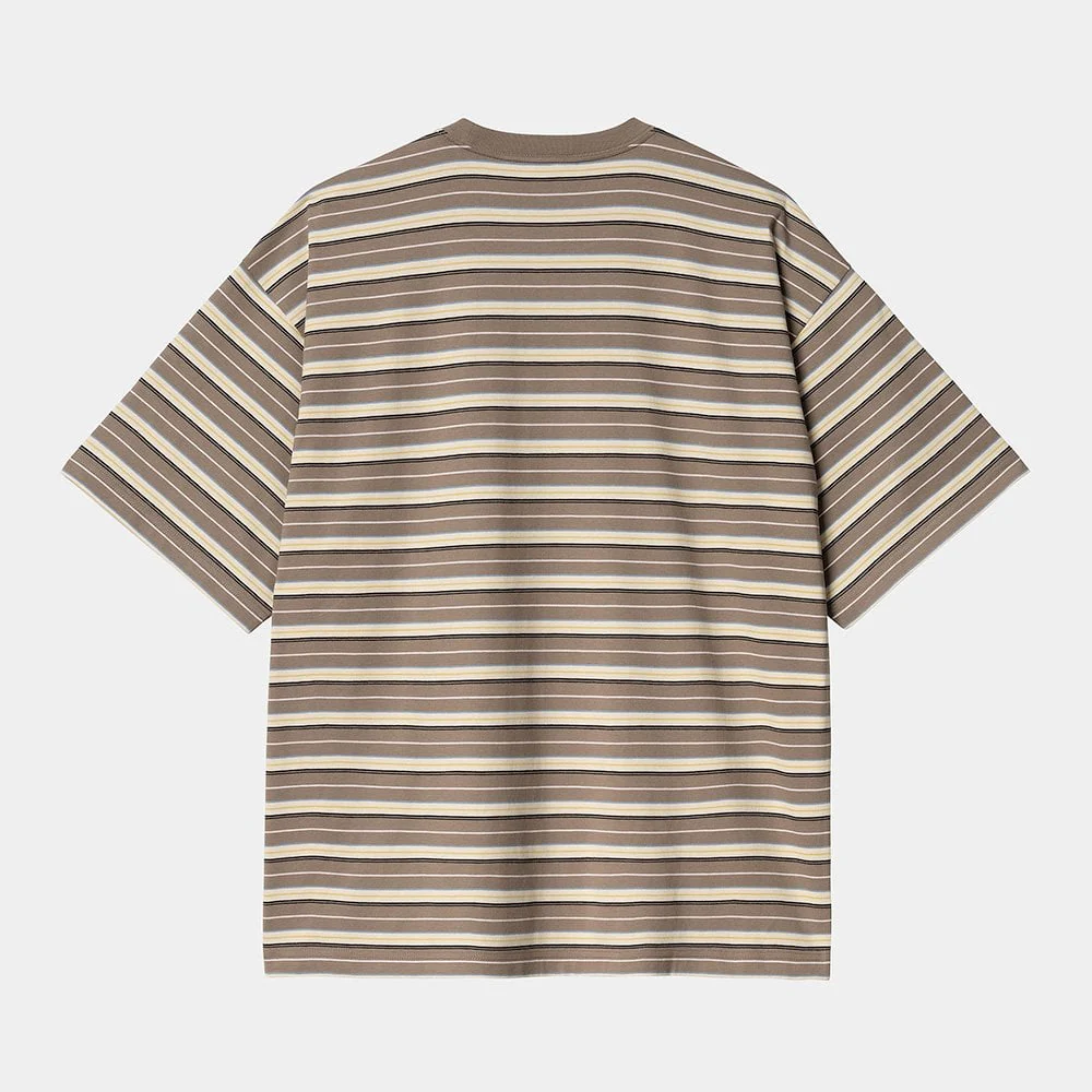 S/S Nathan T-shirt - Nathan Stripe, Branch - Image 2