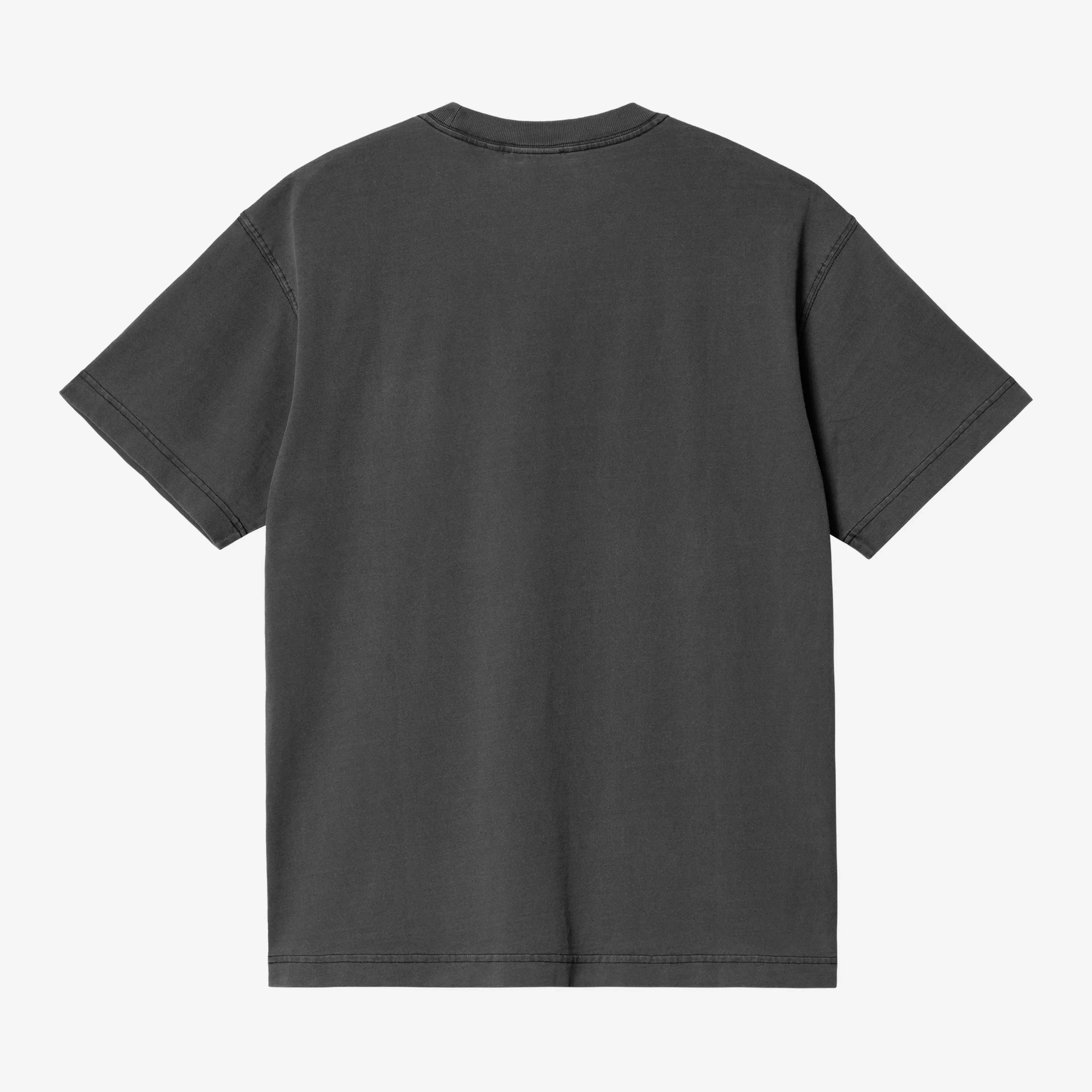 S/S Nelson T-Shirt Black garment dyed - Image 2