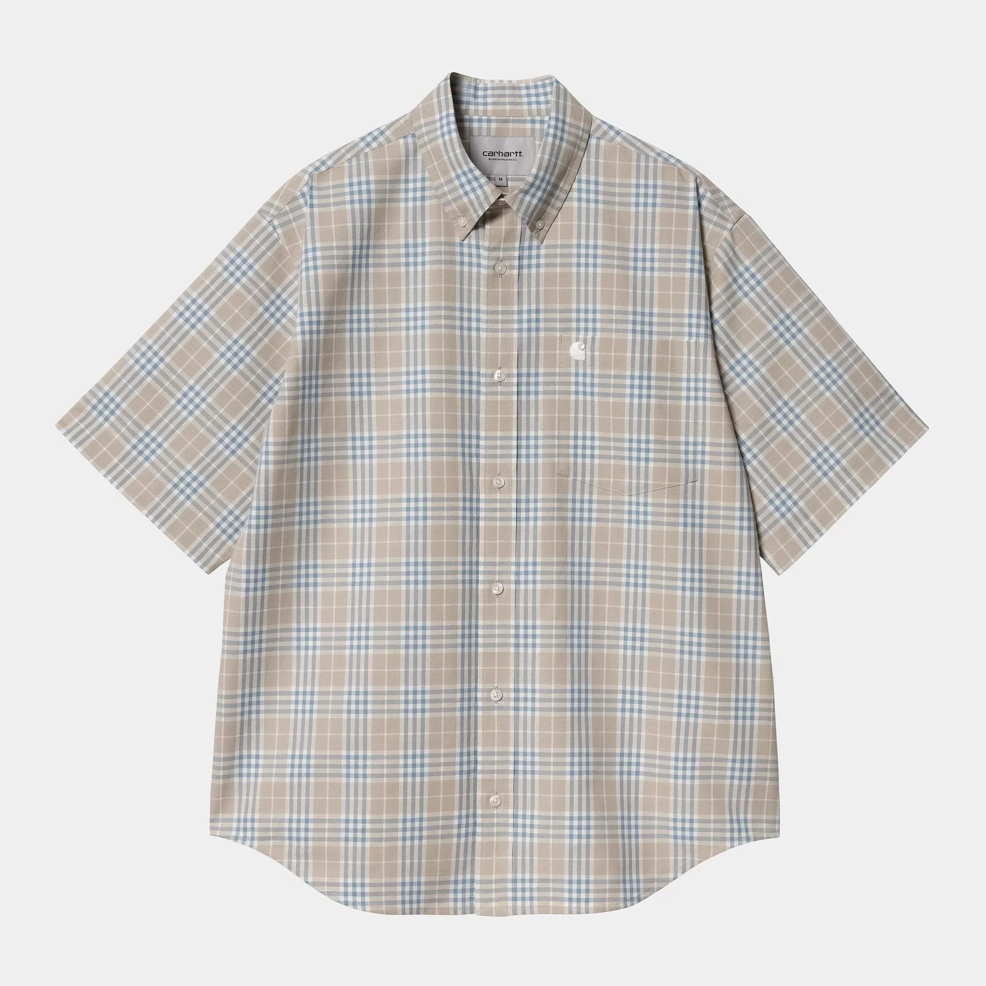 S/s Niven Shirt, Niven Check Wall / Wax