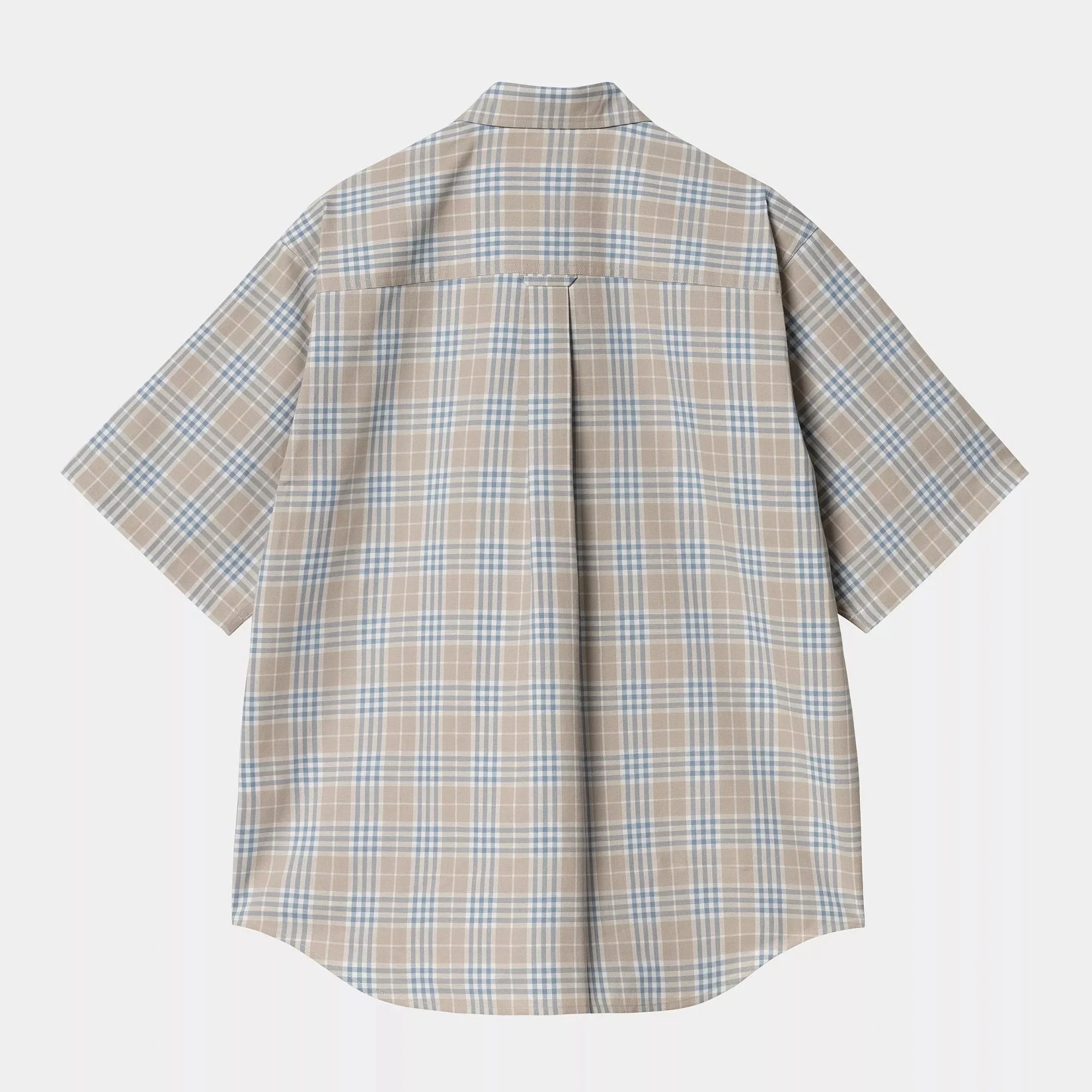 S/s Niven Shirt, Niven Check Wall / Wax - Image 2