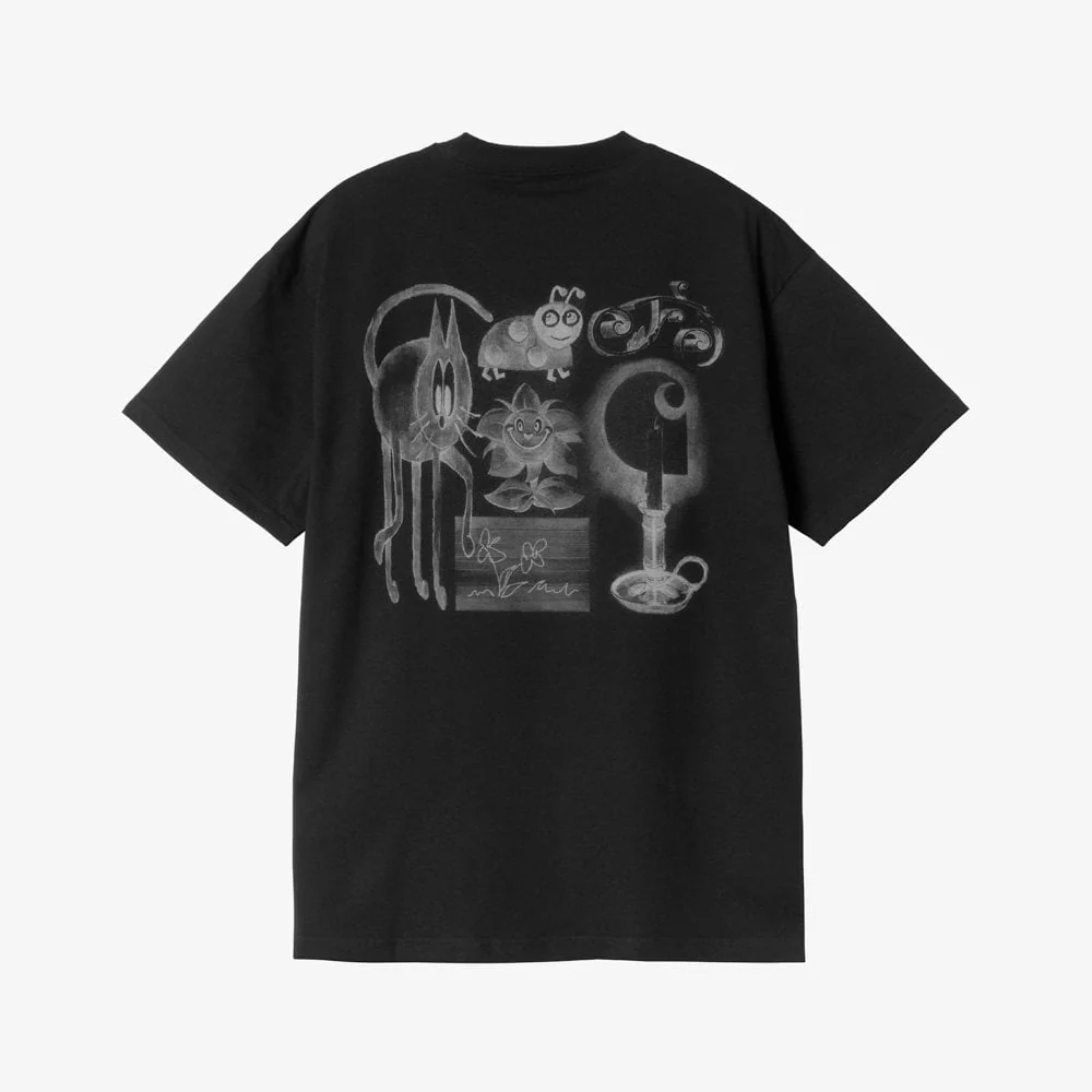 S/S Okniceok 01 T-Shirt - Black - Image 2