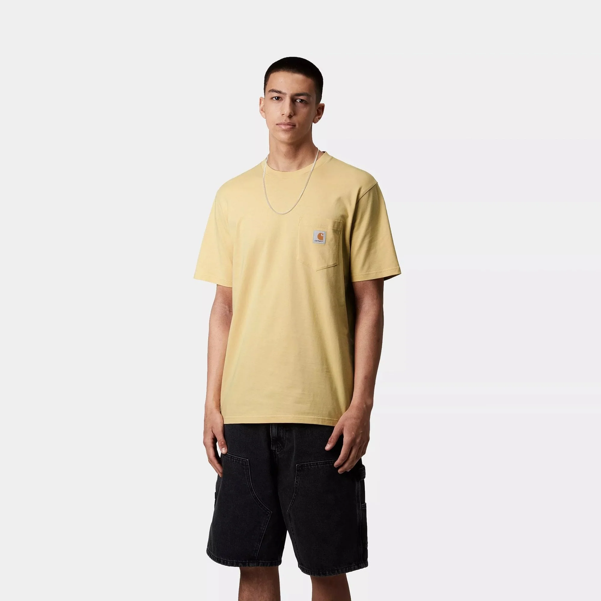 S/s Pocket T-shirt - Air Yellow - Image 4