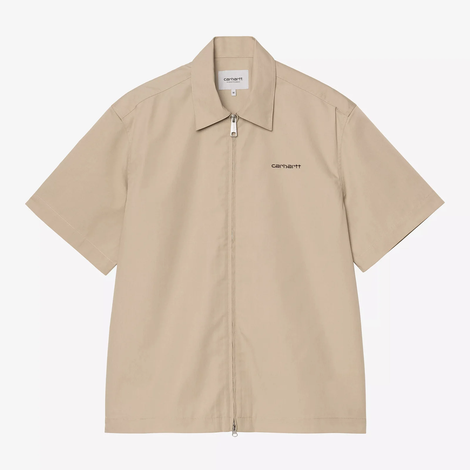 S/S Postal Zip Shirt - Iroko / Black