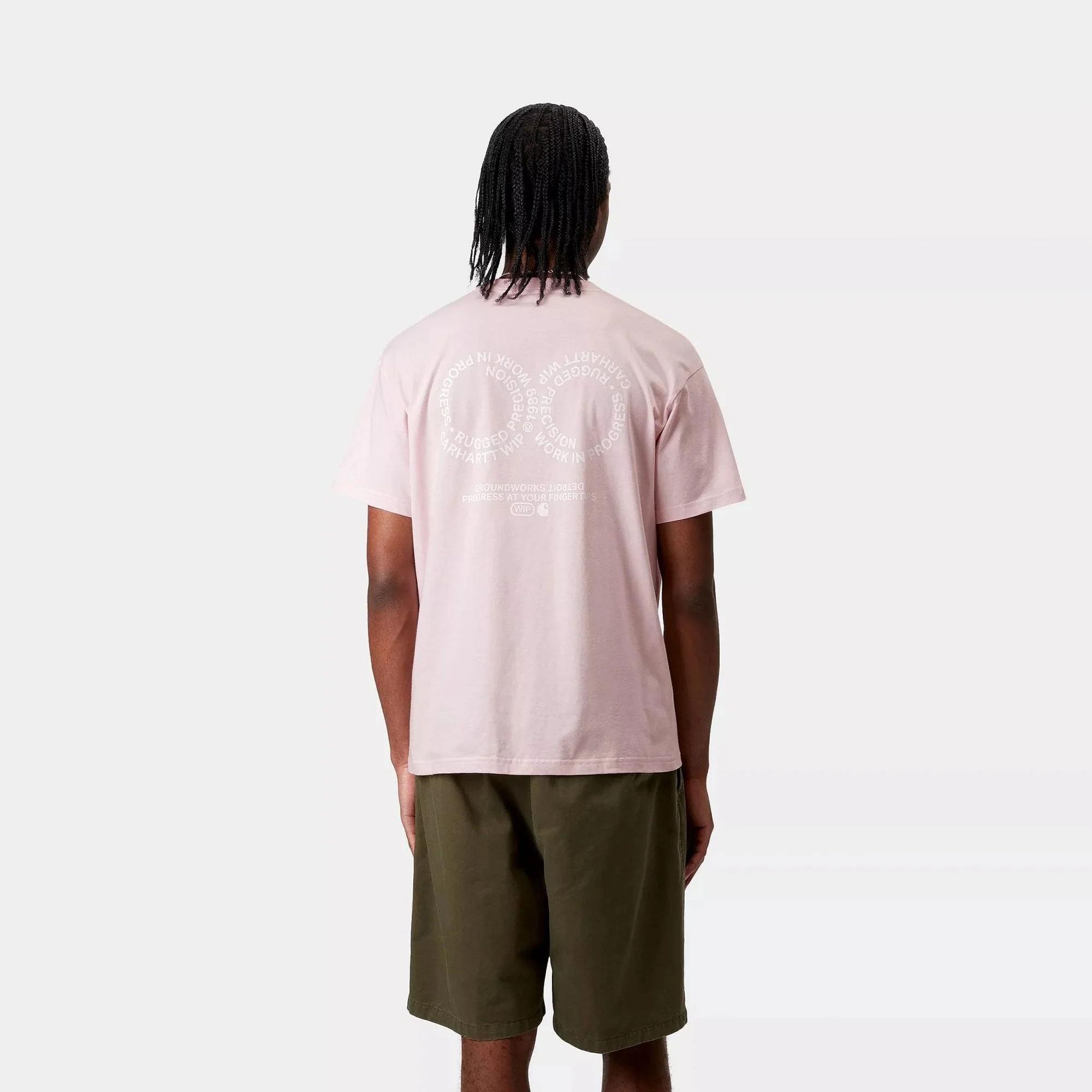 S/s Rotation T-shirt - Air Pink / White - Image 4