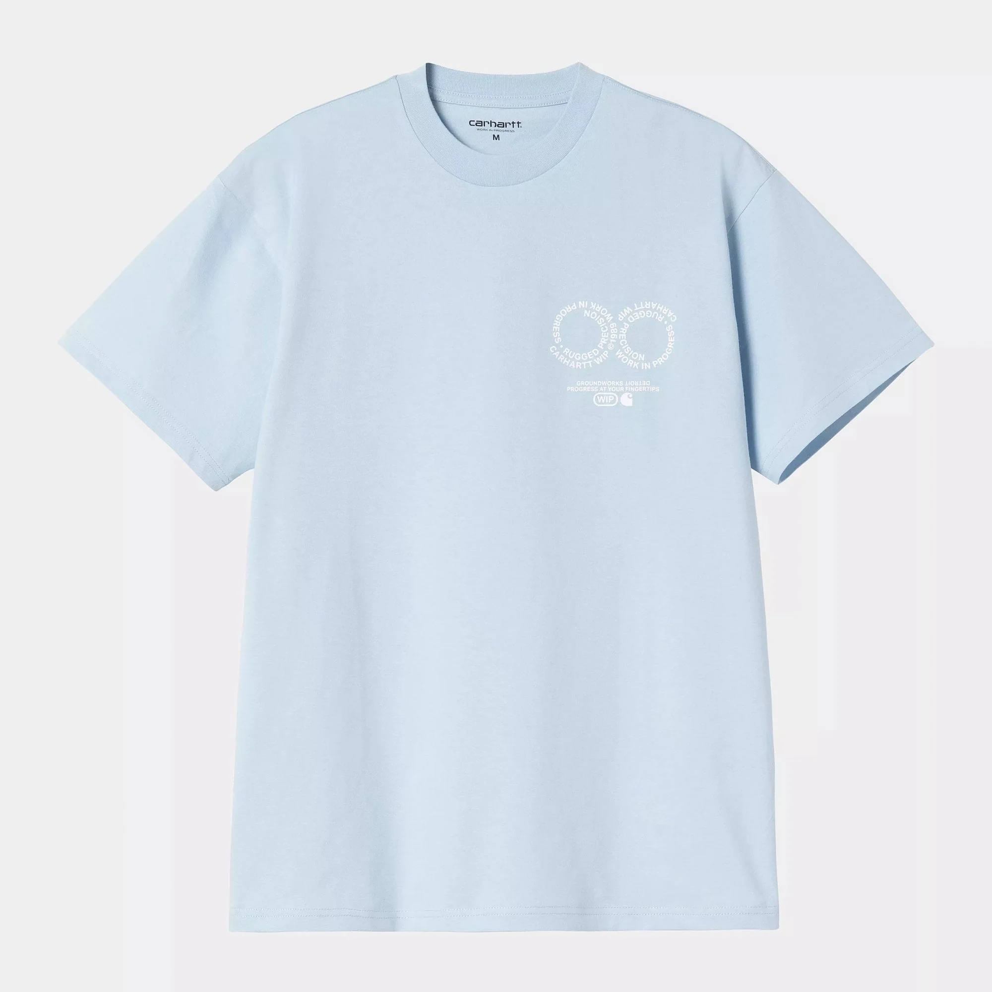 S/s Rotation T-shirt - Air Sky / White